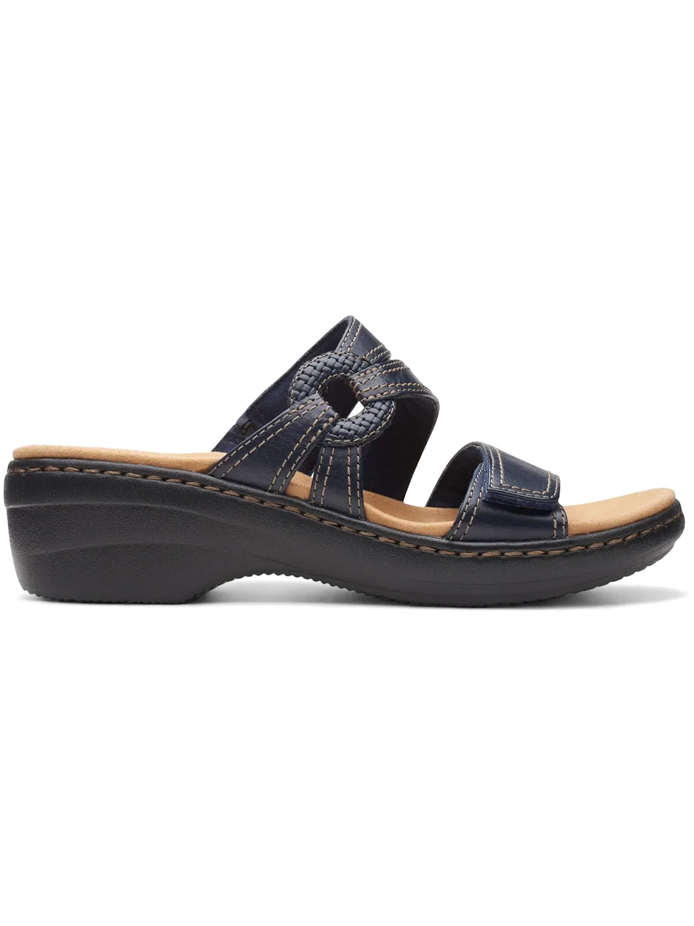 Женские сандалии на каблуке Clarks Merliah Coral — изображение 1 из 1, темно-синий