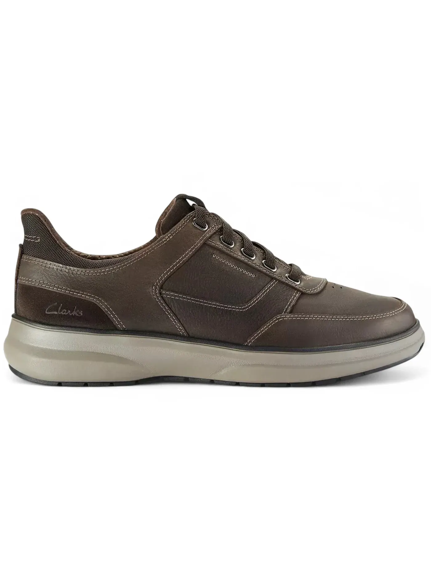 Мужские кроссовки Lifestyle Clarks Mullan Easy — изображение 1 из 1, коричневый