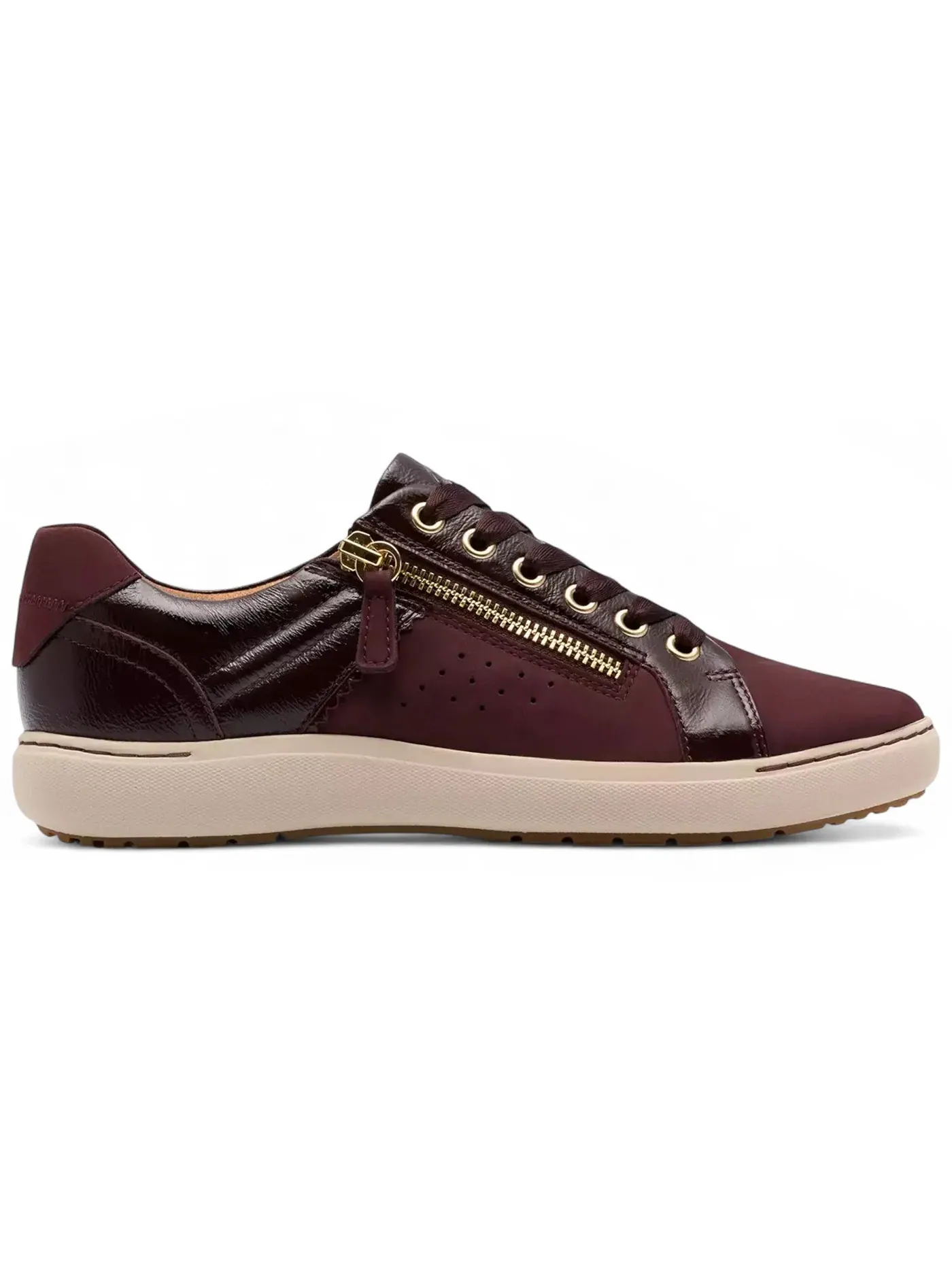 Женские кроссовки Lifestyle Clarks Nalle Zen, Merlot Combination — изображение 1 из 1
