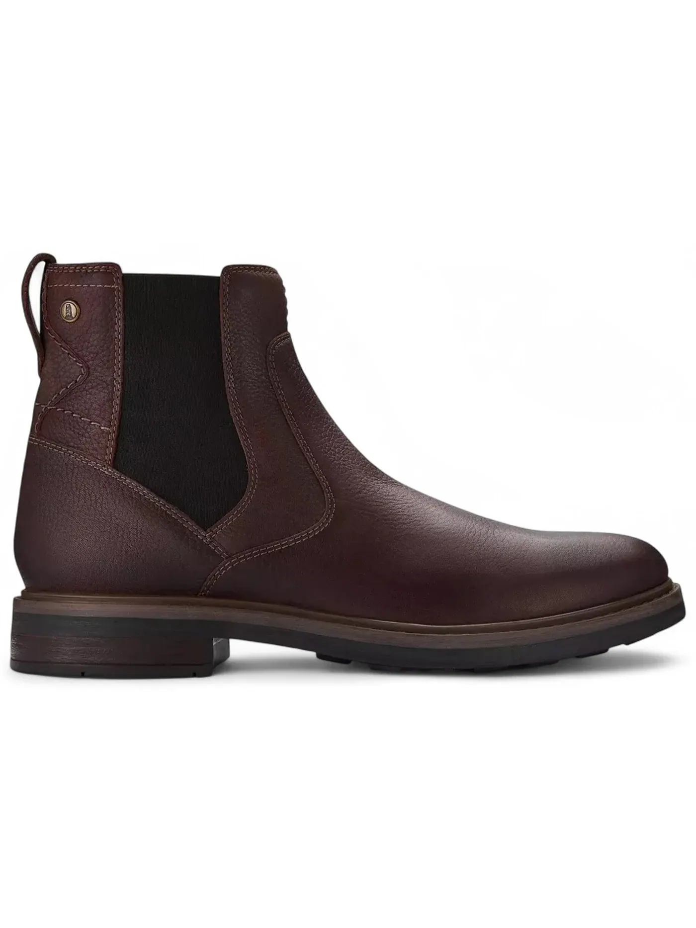 Мужские ботинки кожаные Clarks Newford Easy — изображение 1 из 1, коричневый