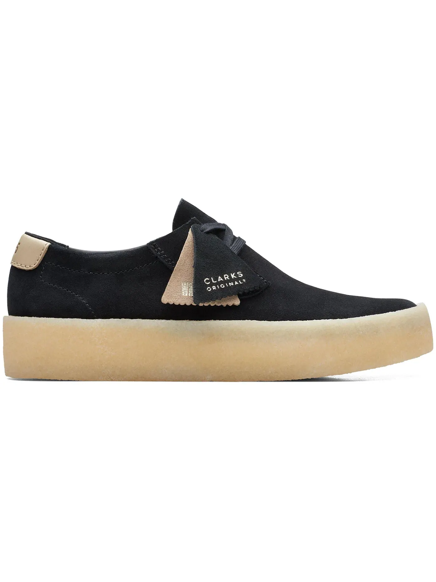 Мужские кеды Lifestyle с замшевым верхом Clarks Originals Ashcott Cup — изображение 1 из 1, черный
