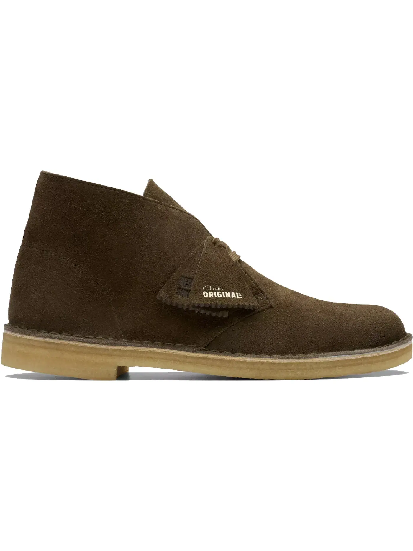 Мужские ботинки замшевые Desert Boot Clarks Originals — изображение 1 из 1, темный хаки