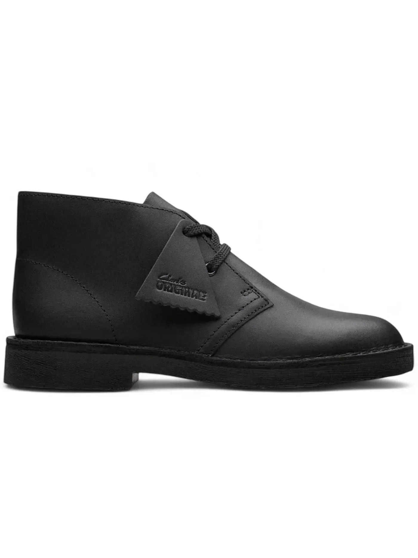 Детские ботинки из кожи Clarks Originals Desert Boot Older — изображение 1 из 1, черный