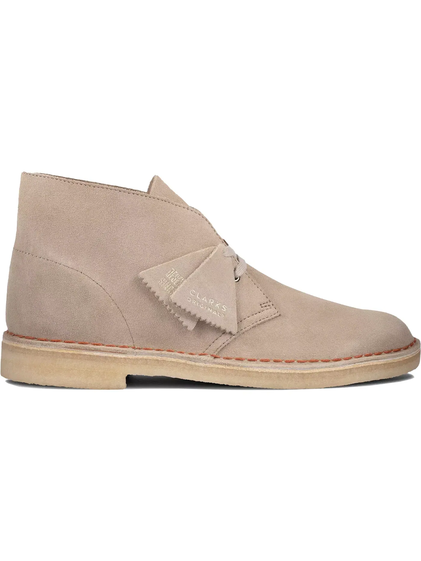 Мужские ботинки из замши Desert Boot Clarks — изображение 1 из 1, бежевый