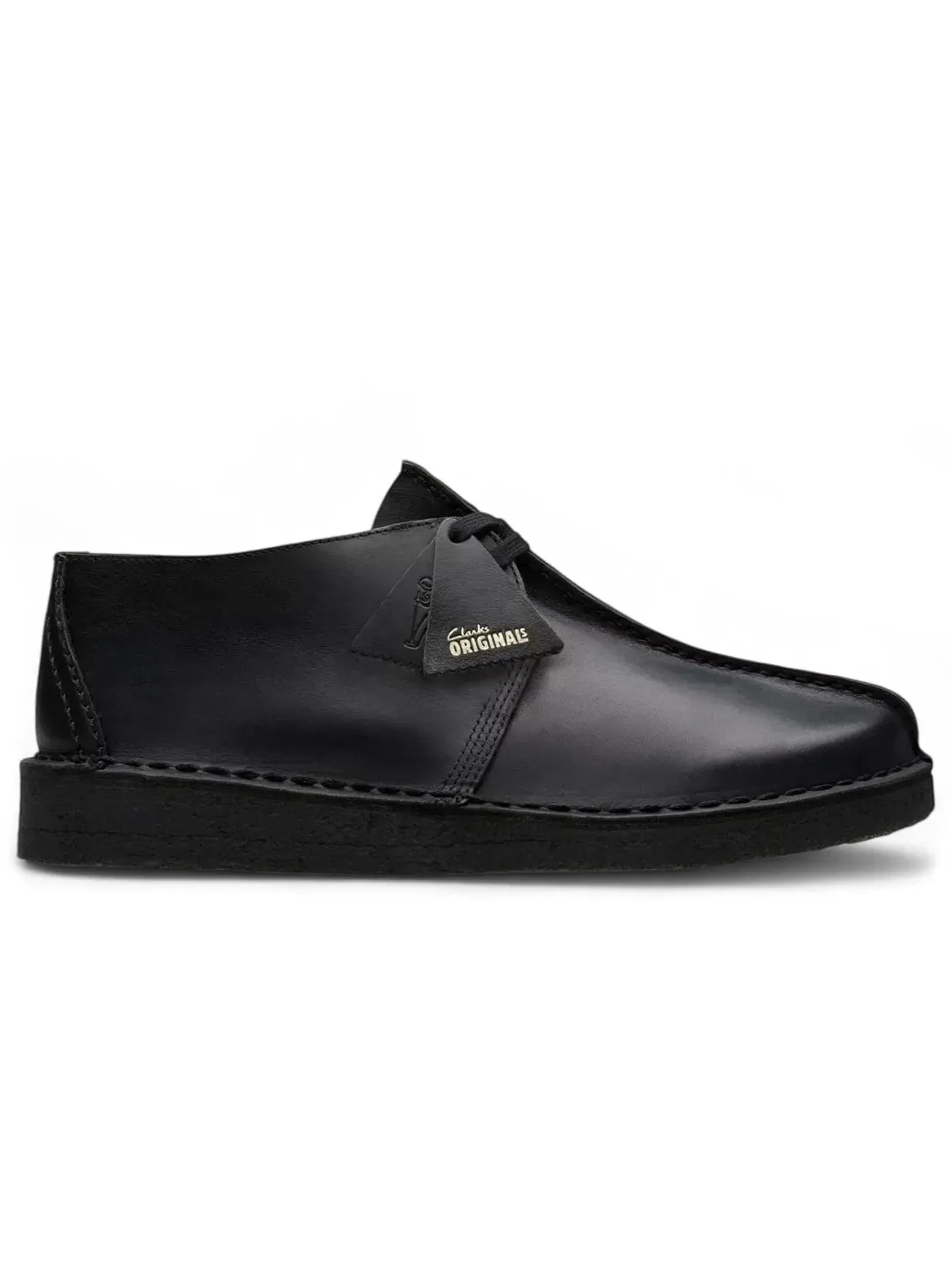 Мужские оксфорды с гладкой кожи Clarks Originals Desert Trek — изображение 1 из 1, черный