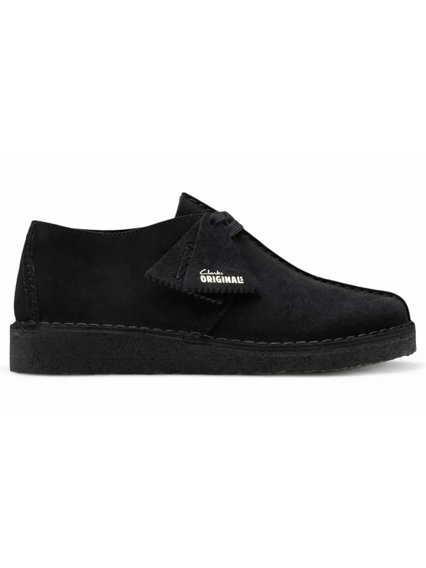 Женские оксфорды с замшевым верхом Clarks Originals Desert Trek — изображение 1 из 1, черный