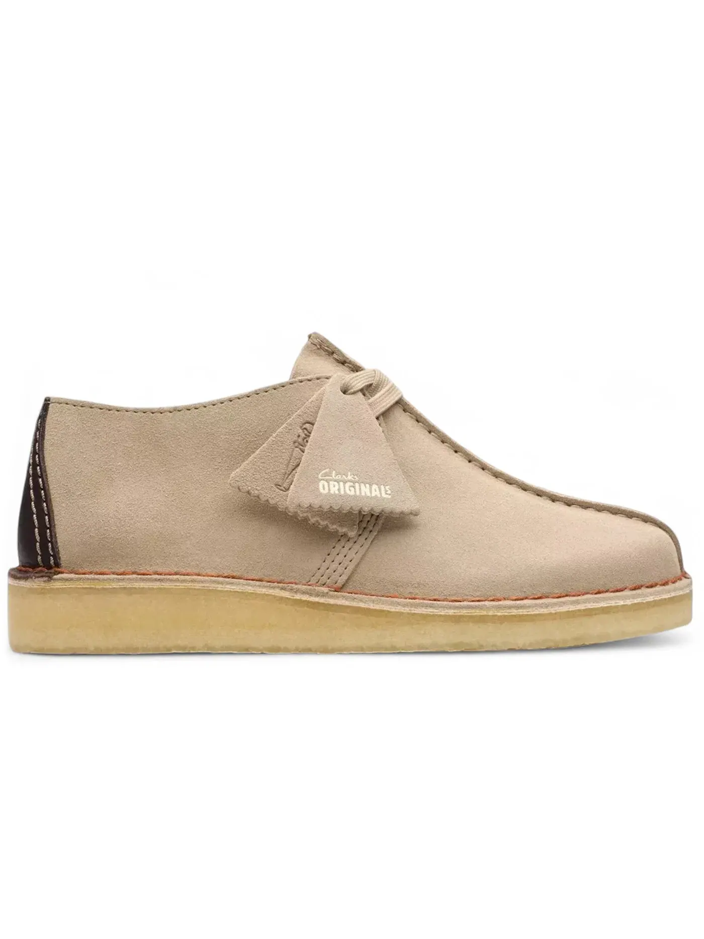 Мужские оксфорды из замши Desert Trek Clarks — изображение 1 из 1, песочный
