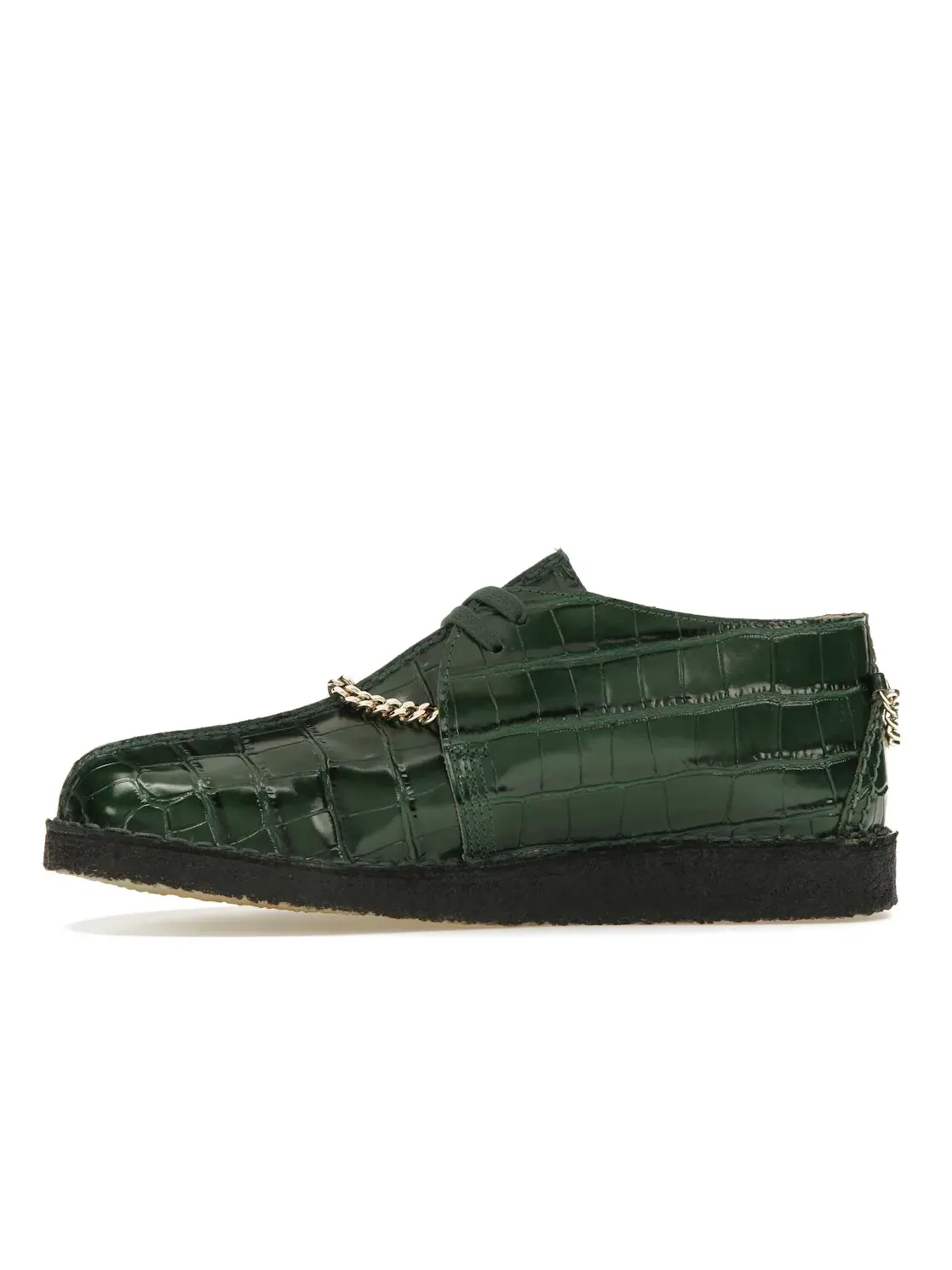 Мужские оксфорды с принтом Clarks Originals Desert Trek Supreme — изображение 3 из 4, зеленый золотистый