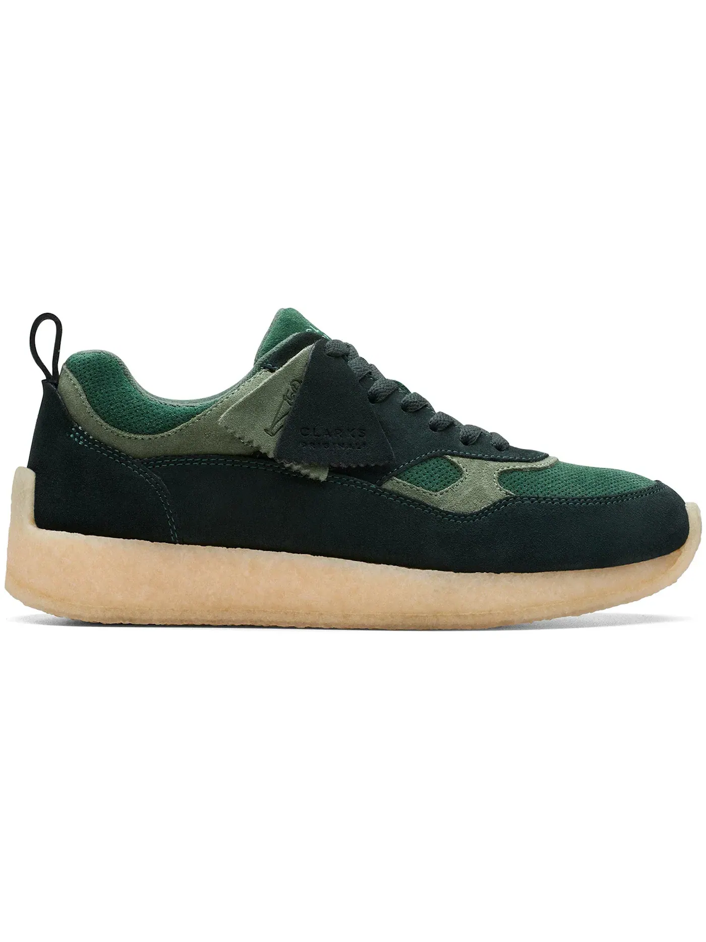 Мужские кроссовки Lifestyle Clarks Originals Lockhill — изображение 1 из 1, темный зеленый