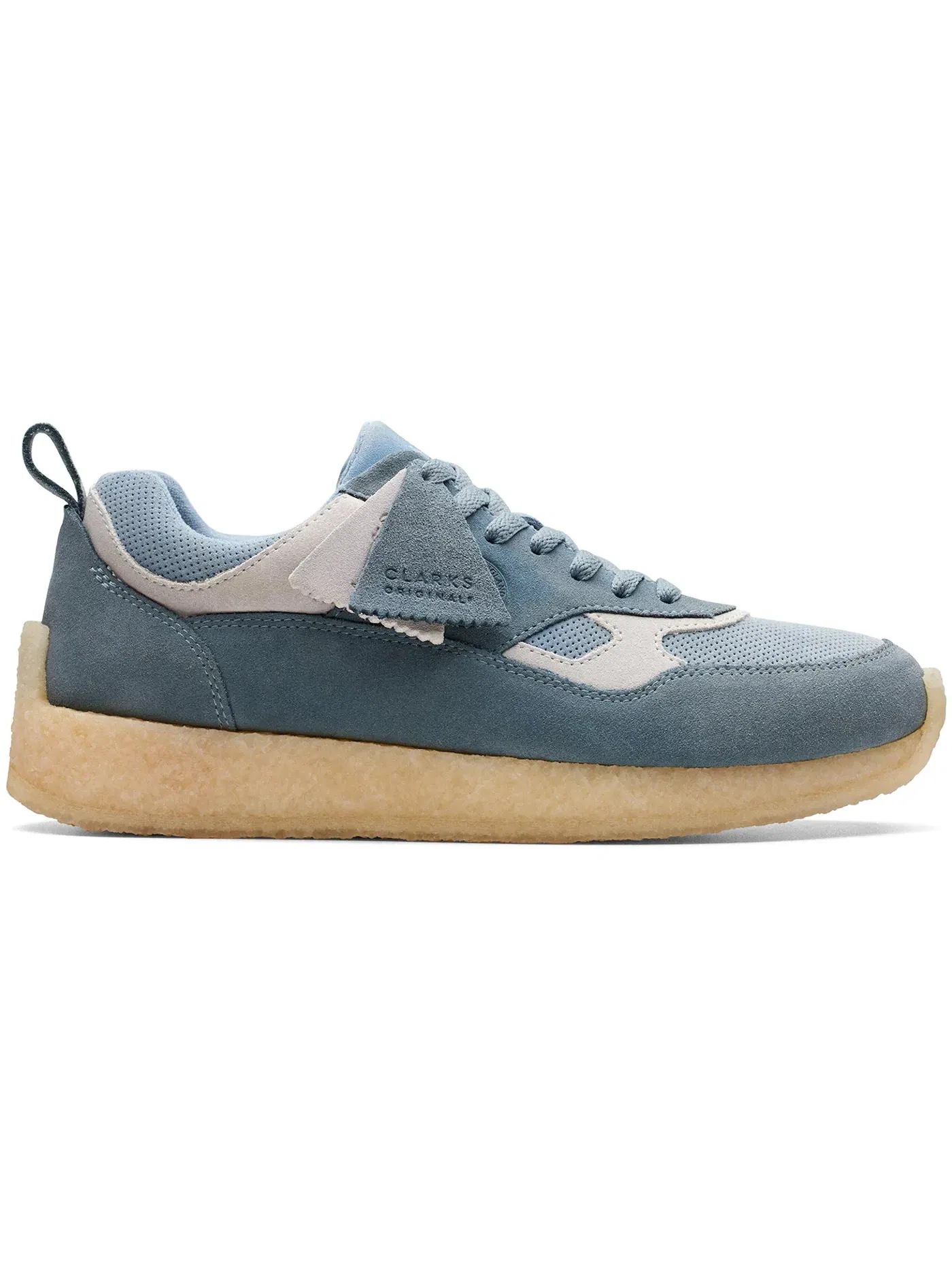 Мужские кроссовки Lifestyle с принтом Clarks Originals Lockhill Clarks — изображение 1 из 1, синий серый