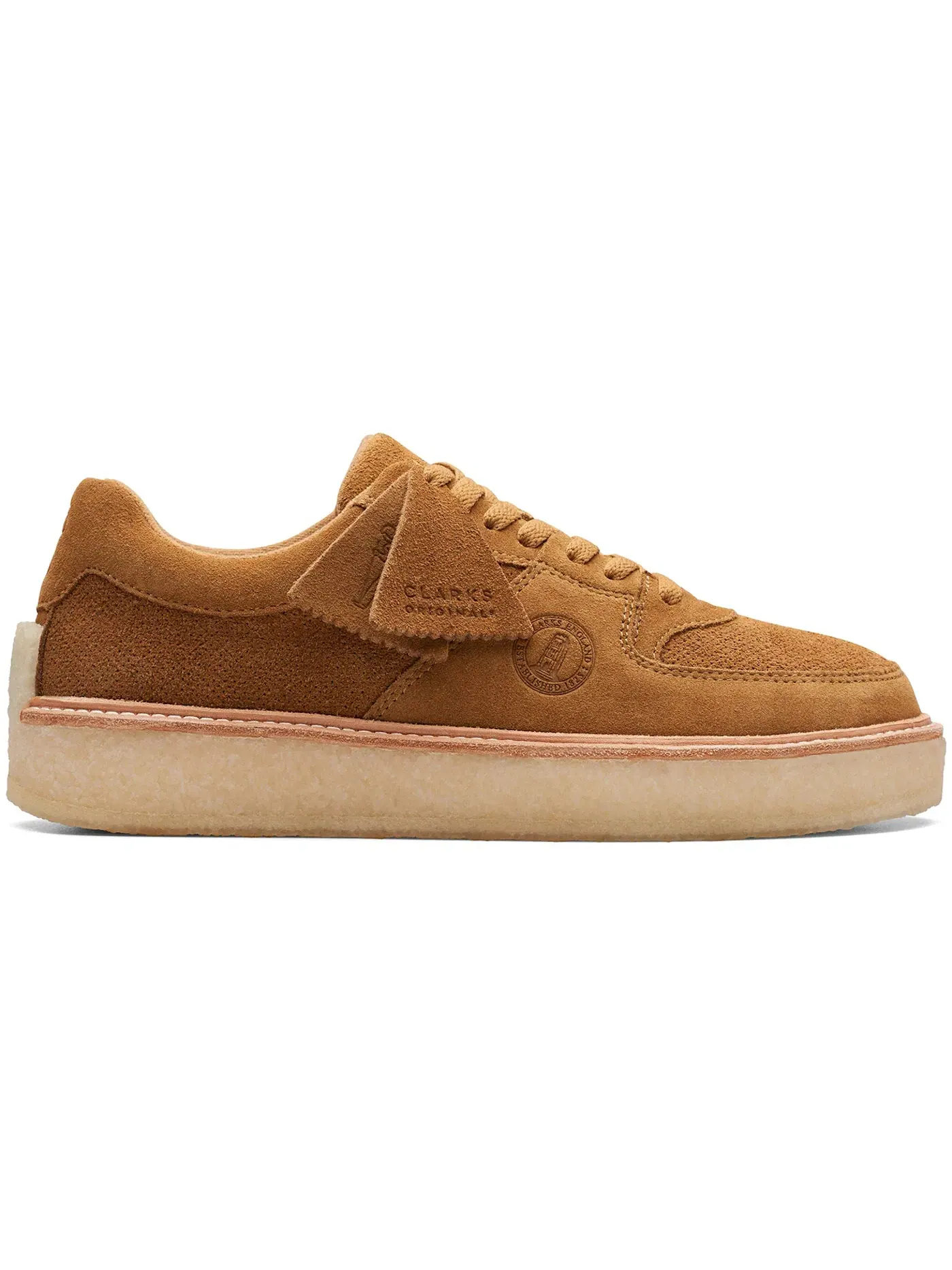 Мужские кроссовки Lifestyle Clarks Originals Lockhill — изображение 1 из 1, бежевый