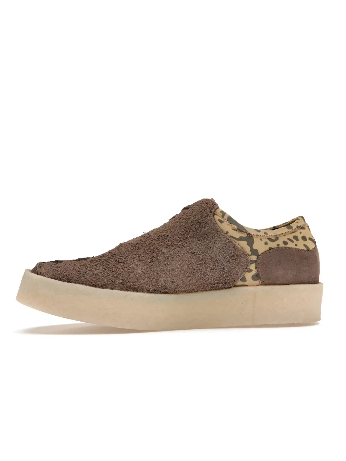 Мужские лоферы с принтом Clarks Originals Mud Moss Lugger Cupsole Salehe Bembury — изображение 3 из 4, серый/черный