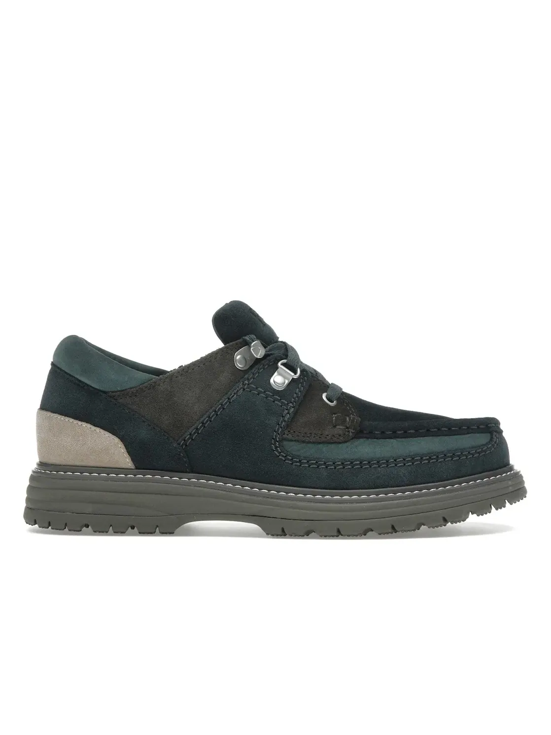Мужские оксфорды с принтом Clarks Originals Sunderland, Dark Teal/Combination — изображение 1 из 4