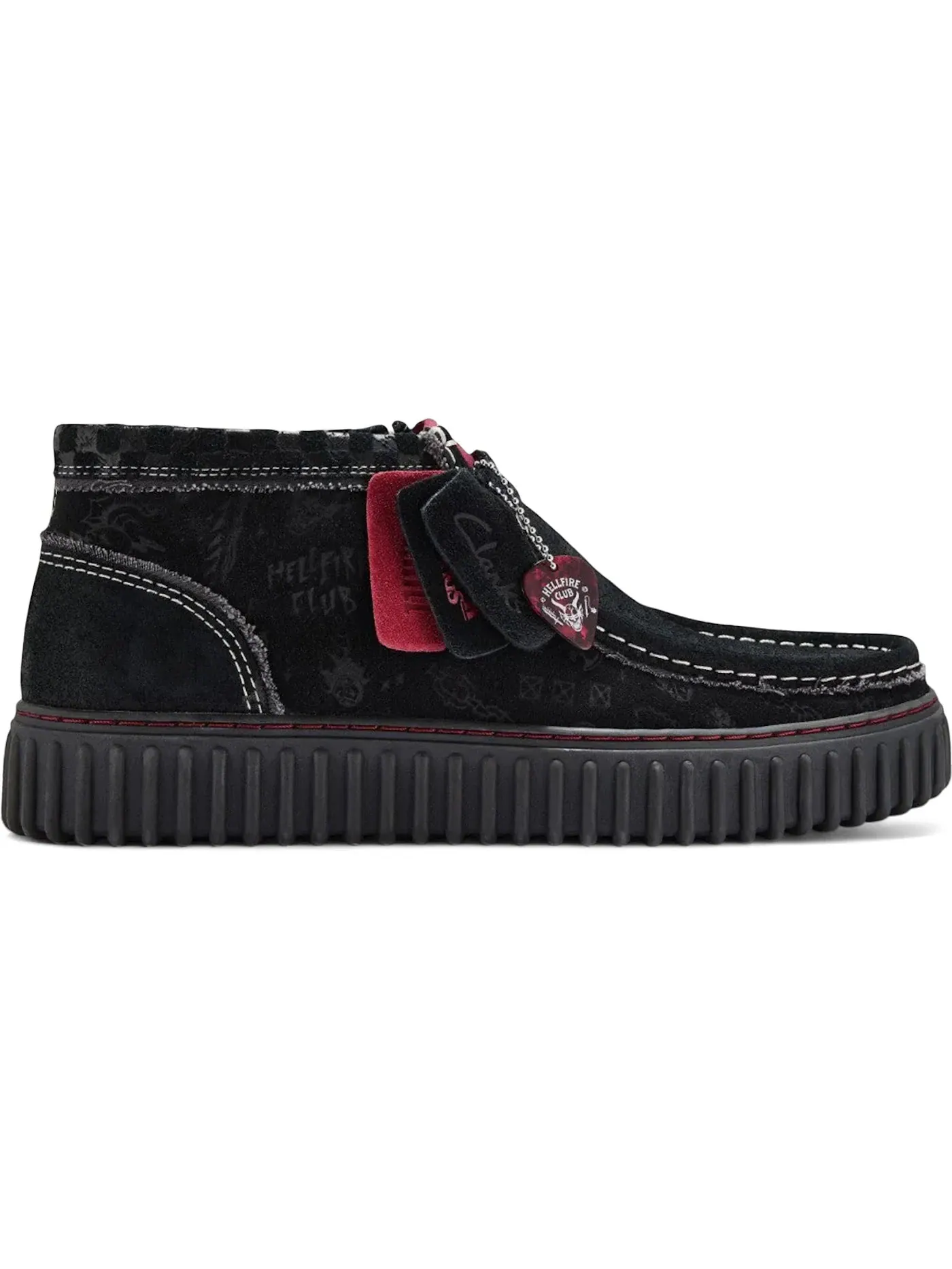 Мужские ботинки с высоким верхом Clarks Originals Torhill Hi — изображение 1 из 1, черный