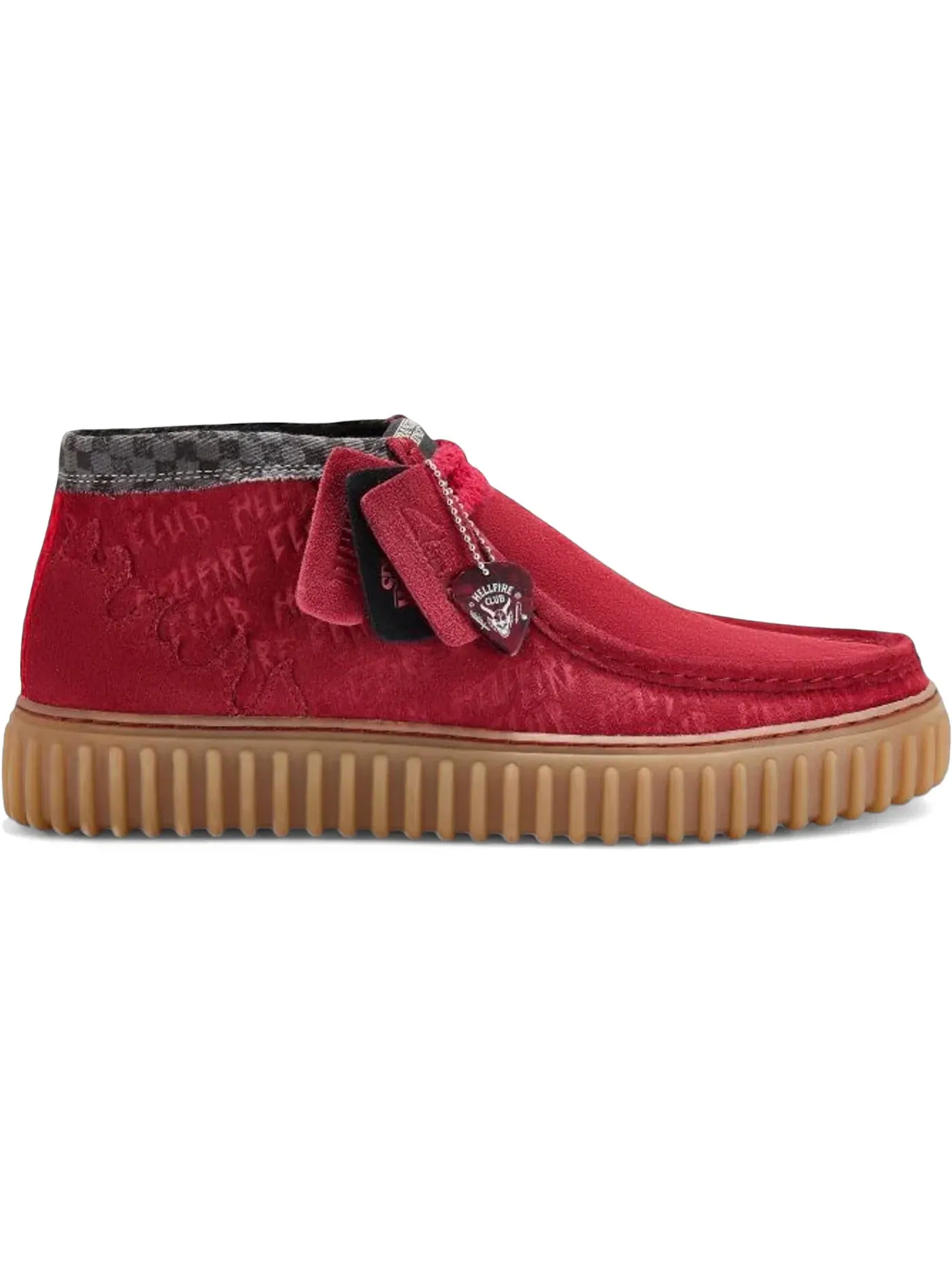Мужские ботинки с высоким верхом Clarks Originals Torhill Hi — изображение 1 из 1, красный