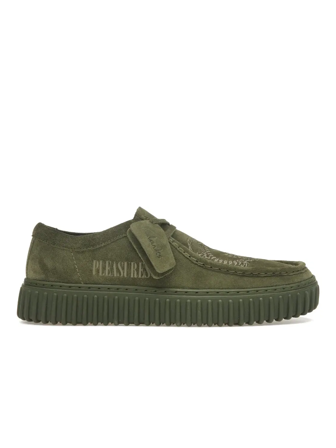 Мужские кроссовки Lifestyle Clarks Originals Torhill Low — изображение 1 из 4, зеленый