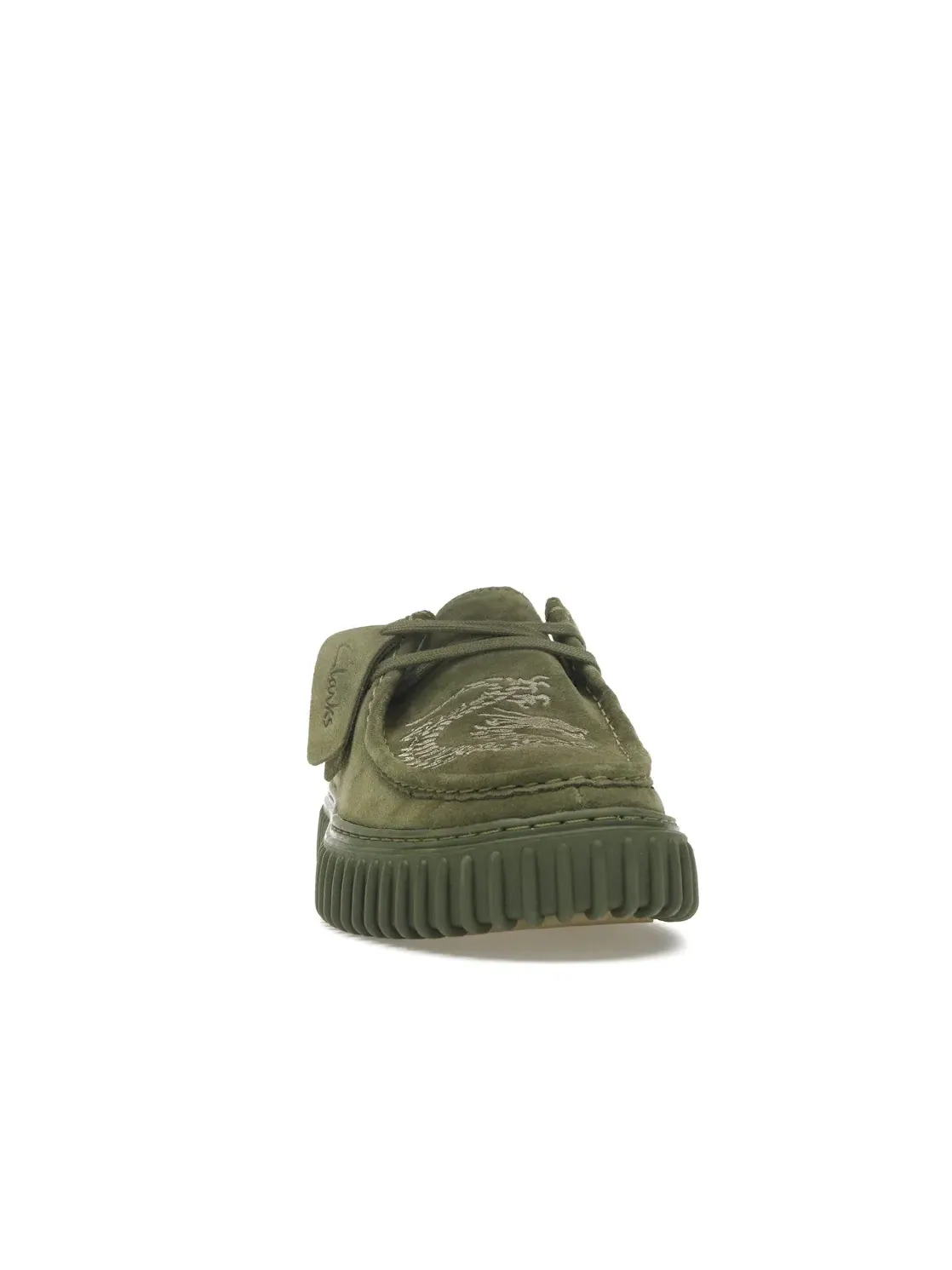 Мужские кроссовки Lifestyle Clarks Originals Torhill Low — изображение 2 из 4, зеленый
