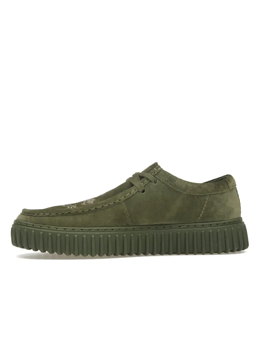 Мужские кроссовки Lifestyle Clarks Originals Torhill Low — изображение 3 из 4, зеленый