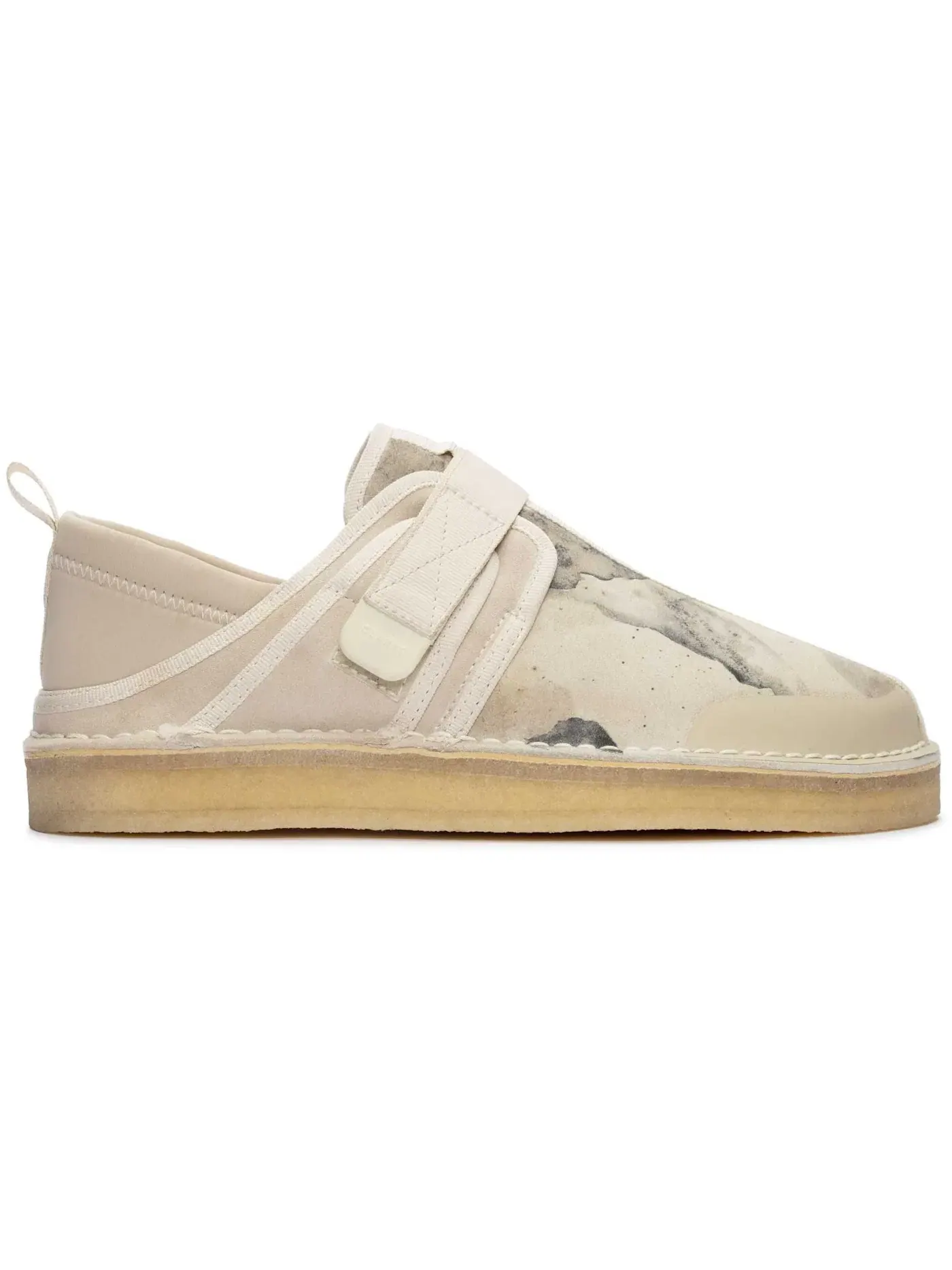 Мужские оксфорды с принтом Clarks Originals Trek Taiyo — изображение 1 из 1, белый белый
