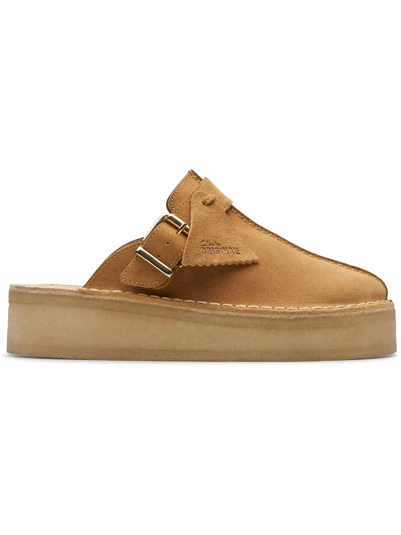Женские сабо Clarks Originals Trek Wedge Mule — изображение 1 из 1, бежевый