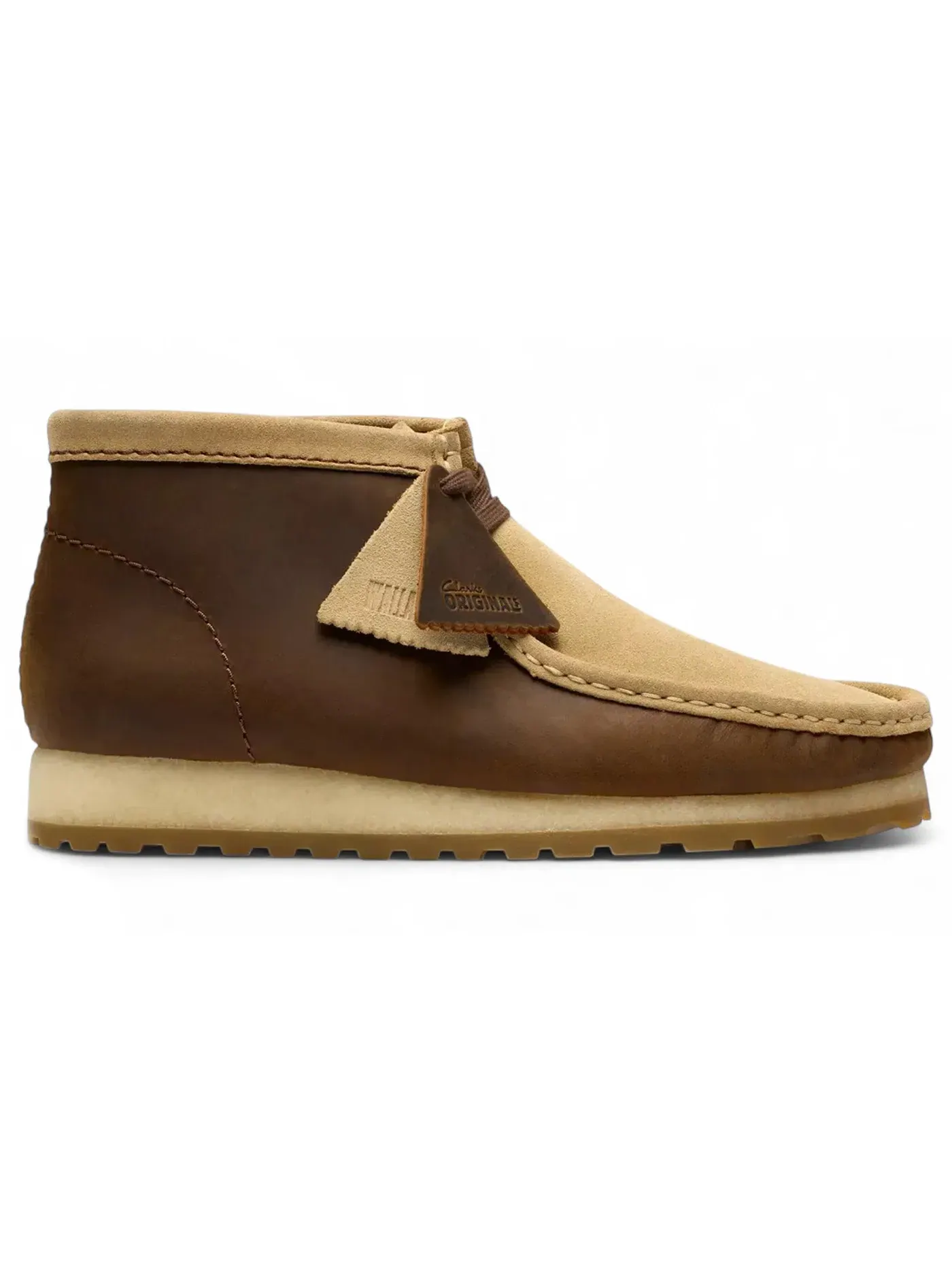Мужские ботинки с гладкой кожей Clarks Originals Walla Boot RB, Beeswax Combination — изображение 1 из 1