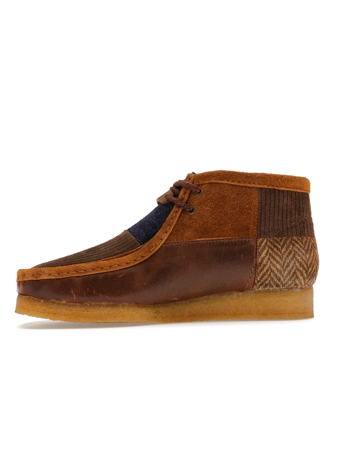 Мужские ботинки с пэчворком Clarks Originals Wallabee 2.0 — изображение 3 из 4, мульти