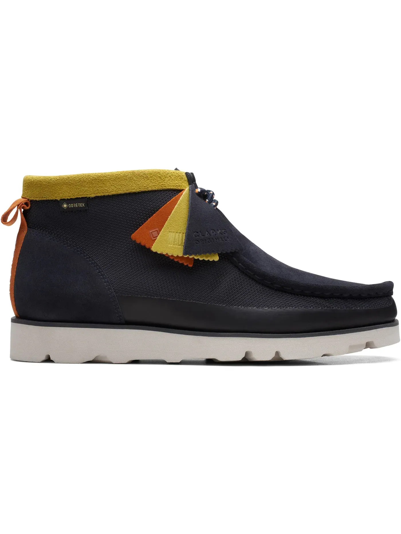 Мужские ботинки с мембраной Gore-Tex Clarks Originals Wallabee 2.0 Boot — изображение 1 из 1, темно-синий