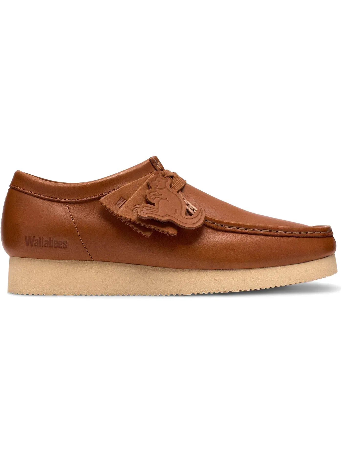 Мужские оксфорды из кожи Brown Leather Clarks Originals Wallabee — изображение 1 из 1
