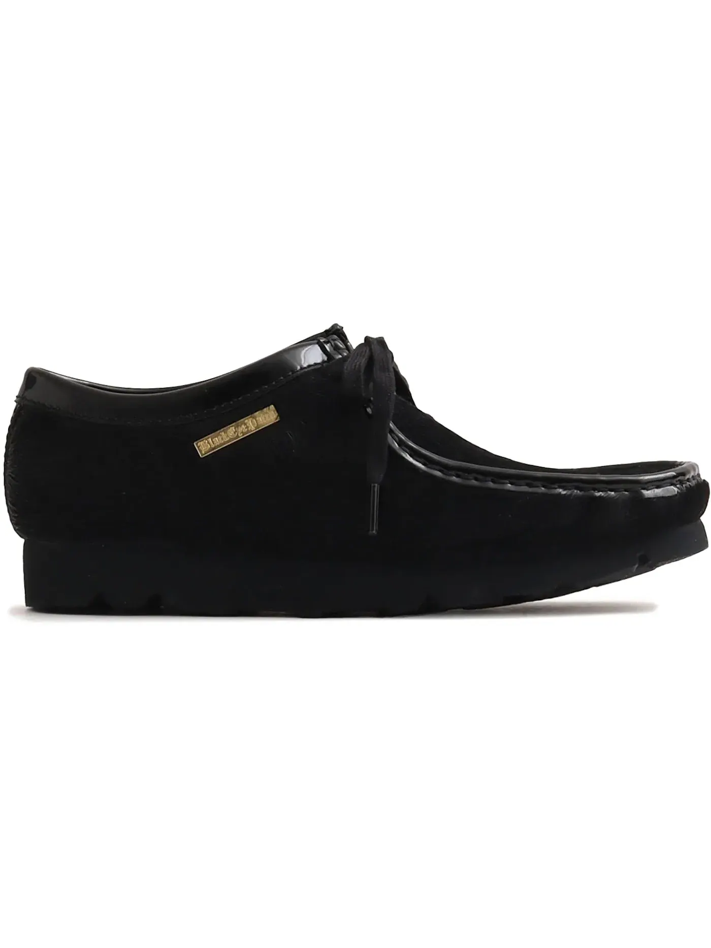Мужские оксфорды с принтом Clarks Originals Wallabee — изображение 1 из 1, черный