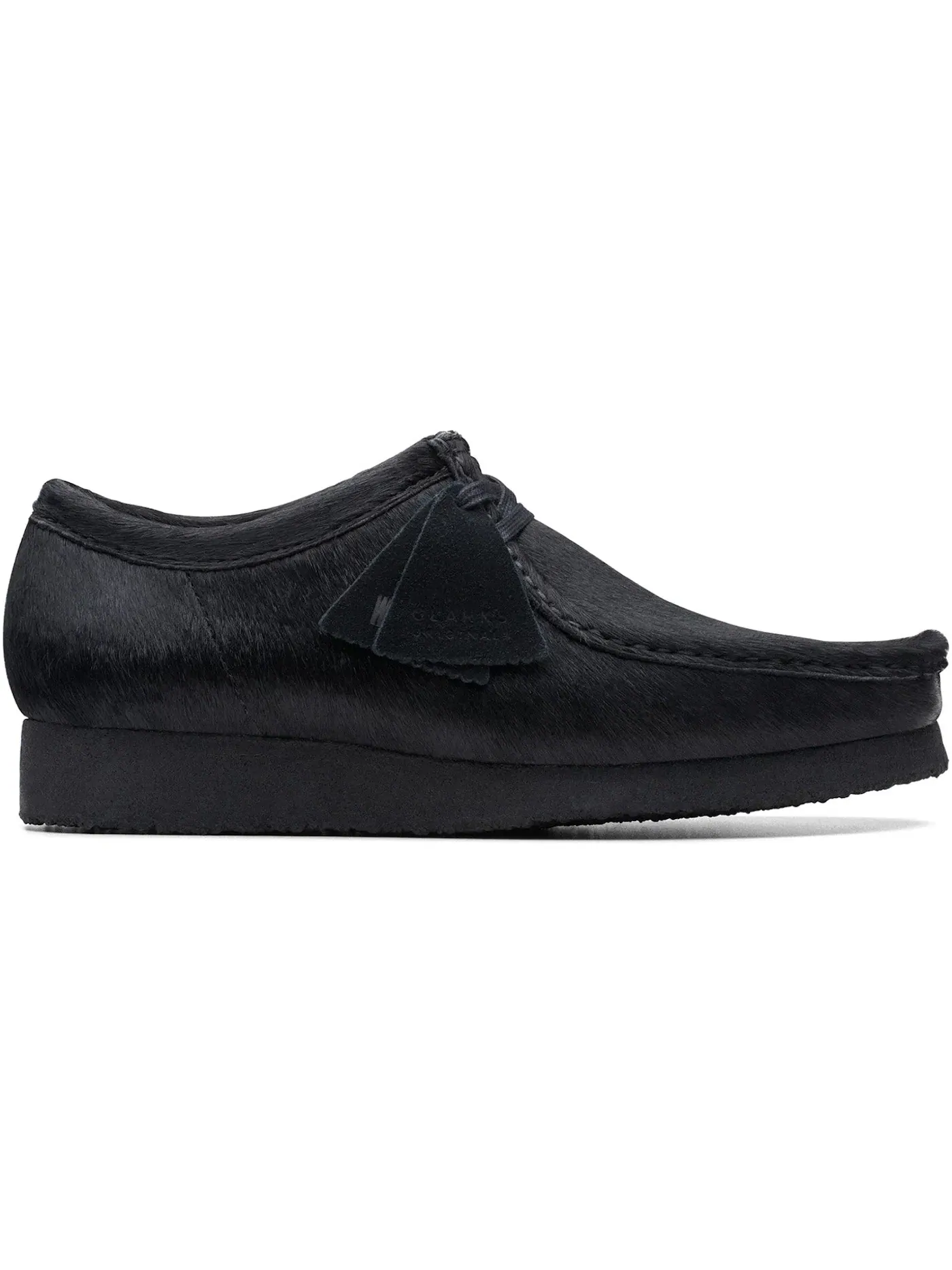 Мужские ботинки из замши Wallabee Clarks — изображение 1 из 1, черный