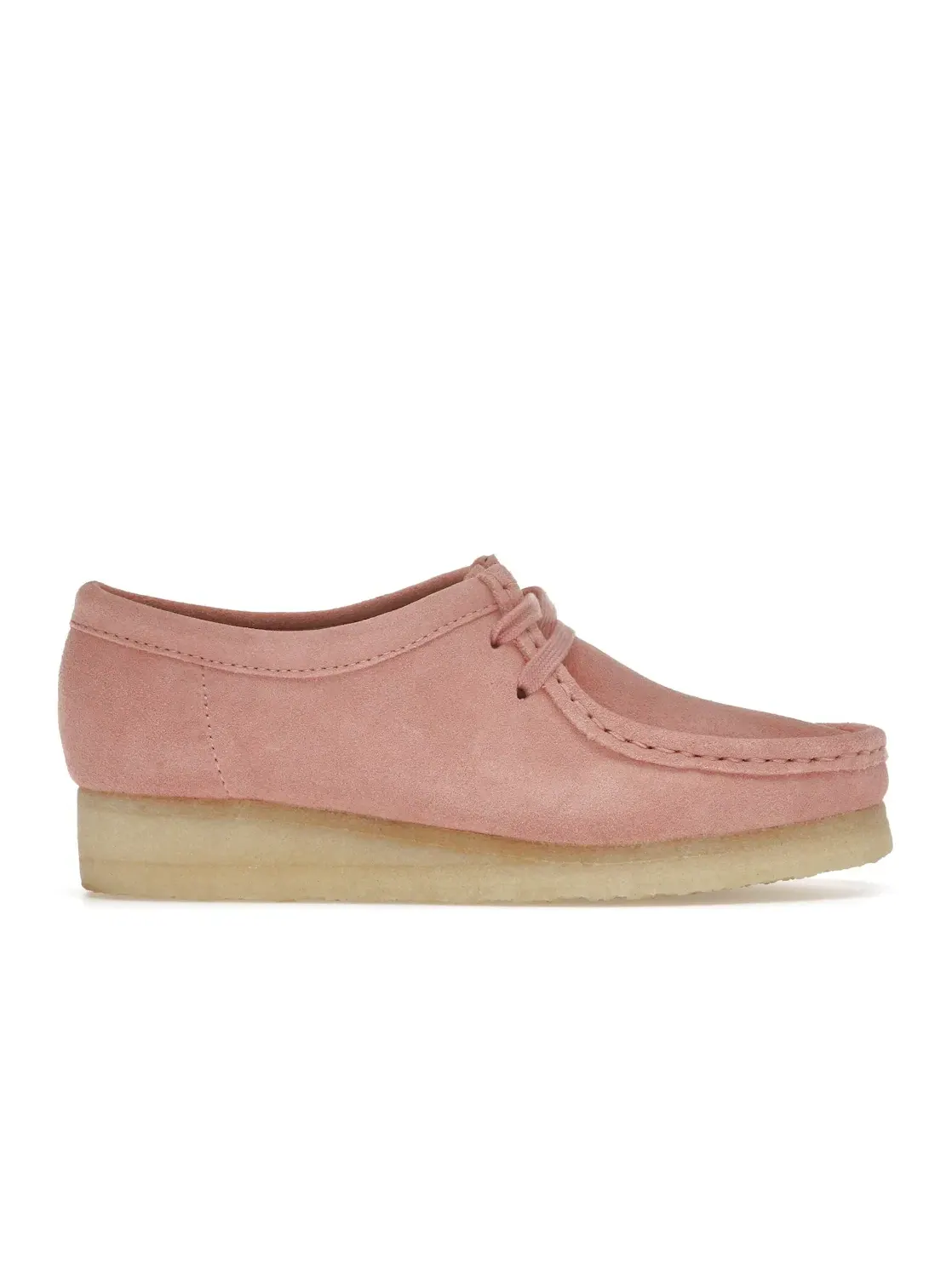 Женские лоферы без каблука Clarks Originals Wallabee — изображение 1 из 4, розовый