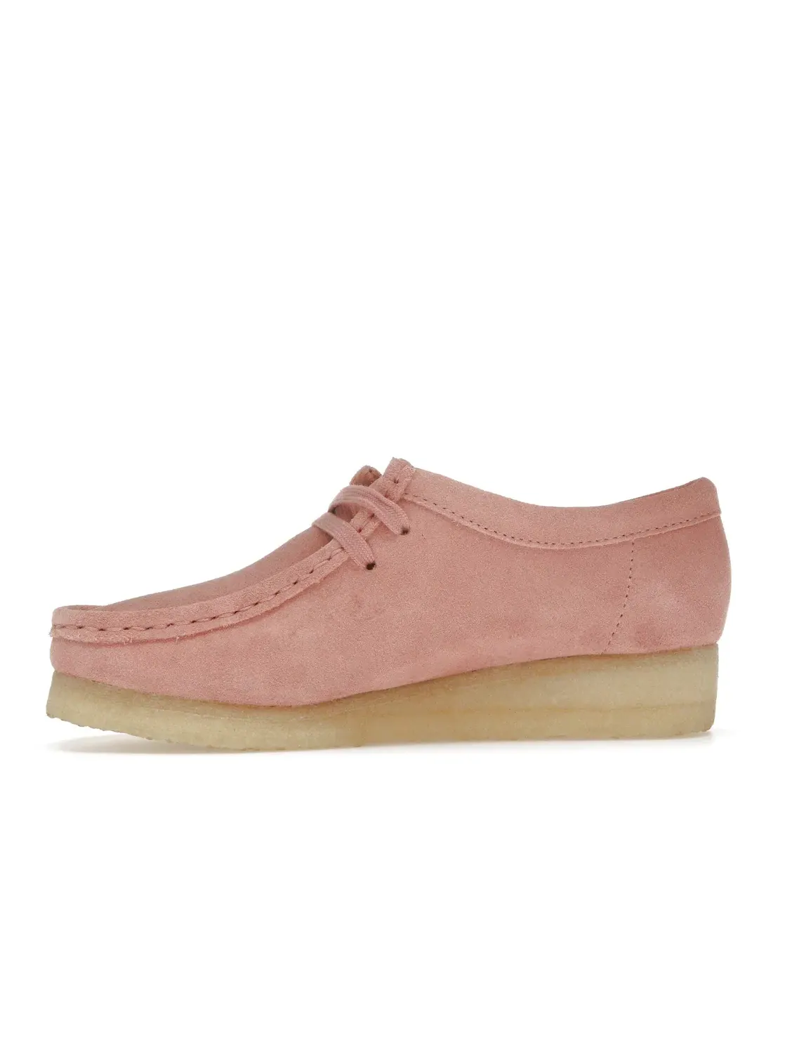 Женские лоферы без каблука Clarks Originals Wallabee — изображение 3 из 4, розовый