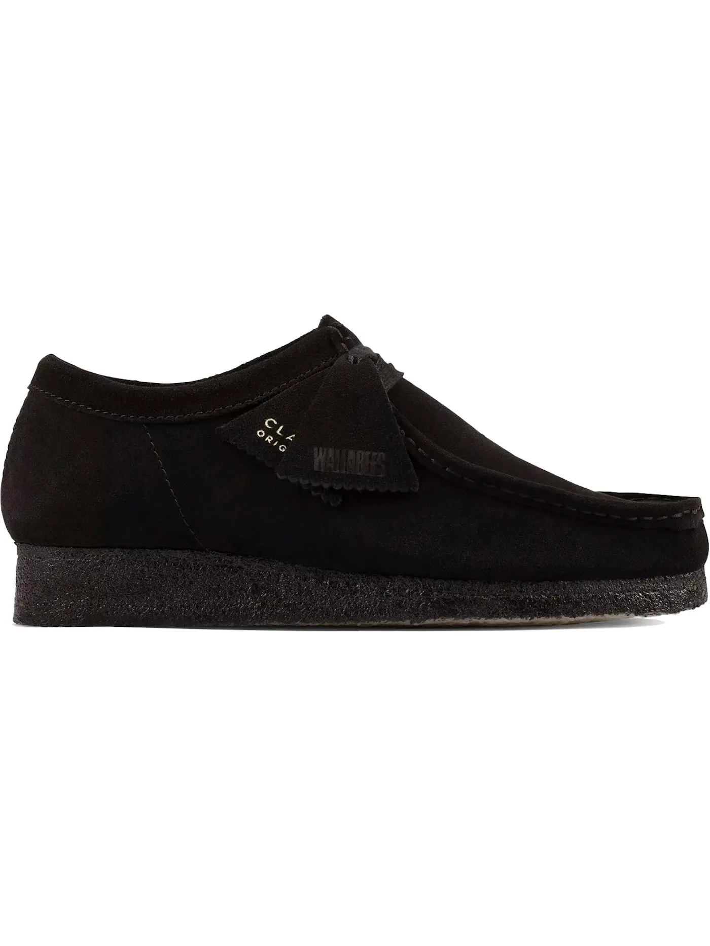 Женские ботинки замшевые Clarks Originals Wallabee — изображение 1 из 1, черный