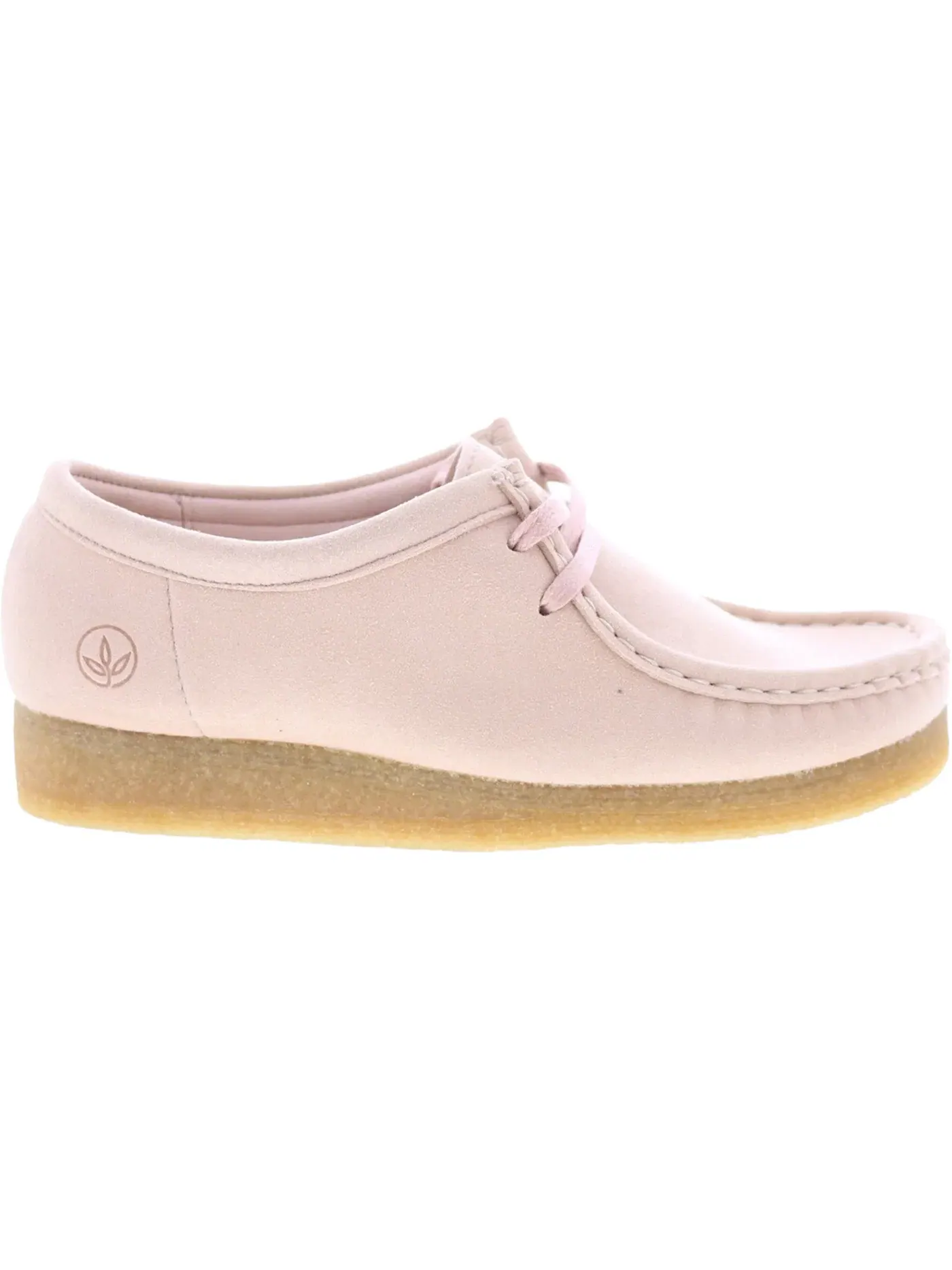 Женские оксфорды без каблука Clarks Originals Wallabee — изображение 1 из 1, пудровый розовый