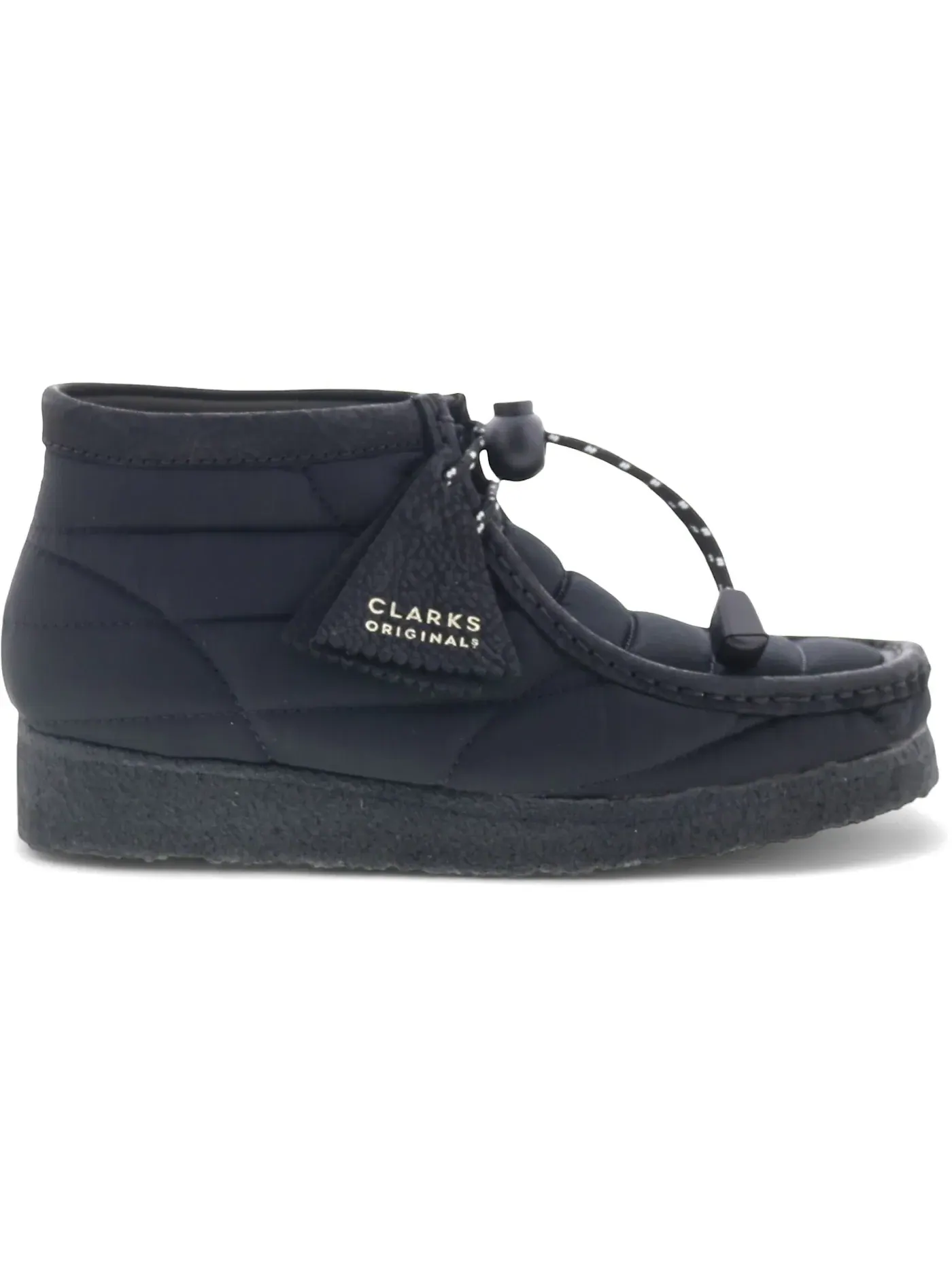 Женский утепленный ботинок с квилтингом Clarks Originals Wallabee Boot — изображение 1 из 1, черный