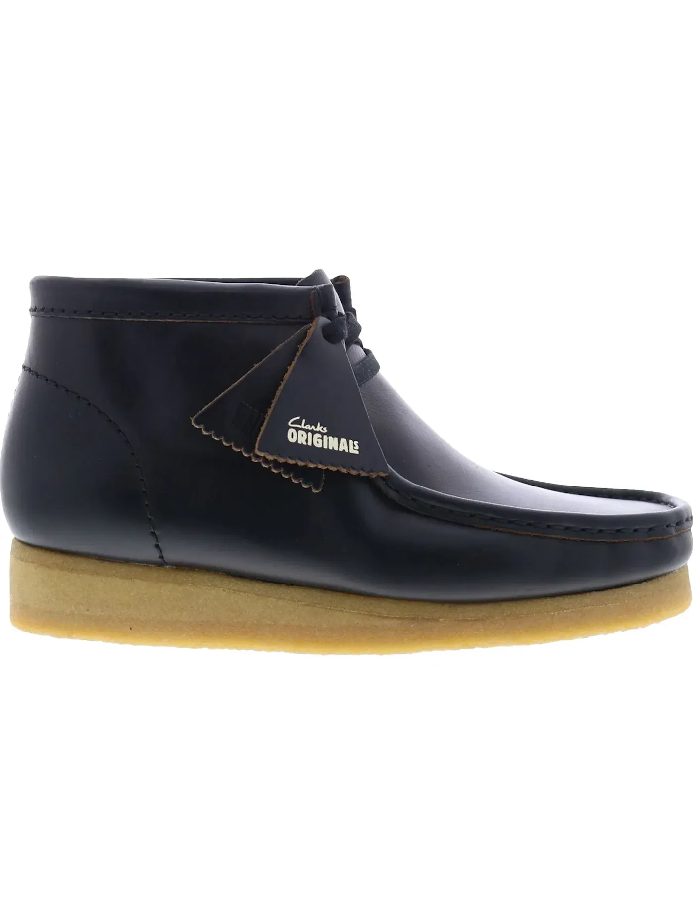 Мужские ботинки с замшей Wallabee Boot Clarks — изображение 1 из 1, черный