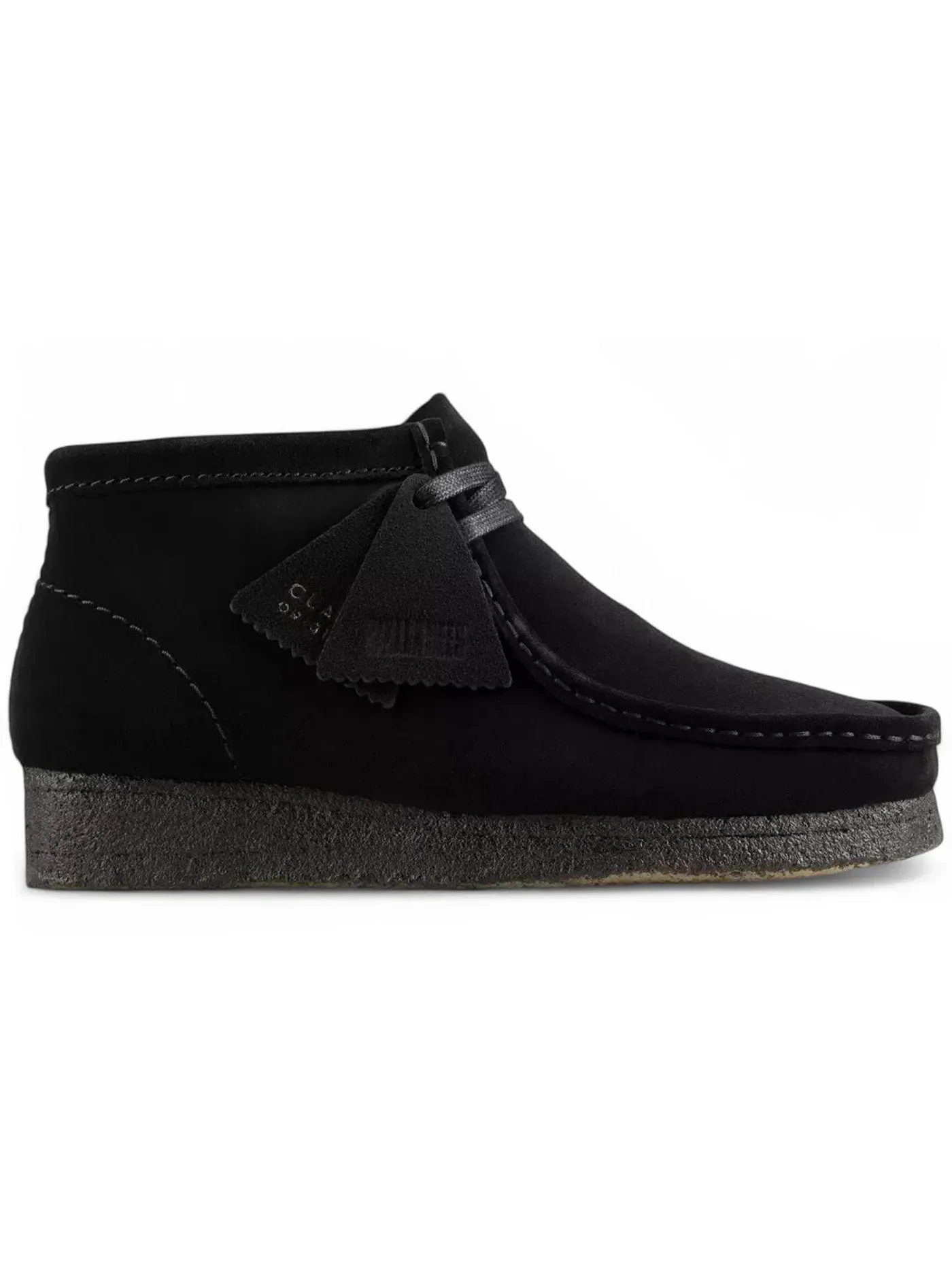 Женские ботинки замшевые Clarks Originals Wallabee Boot — изображение 1 из 1, черный