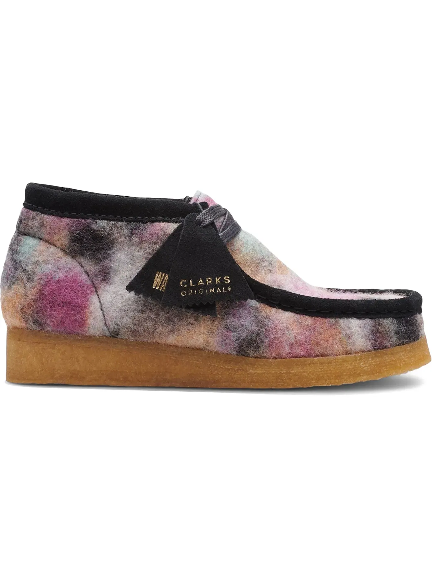Женские ботинки с длинным рукавом Clarks Originals Wallabee Boot — изображение 1 из 1, черный