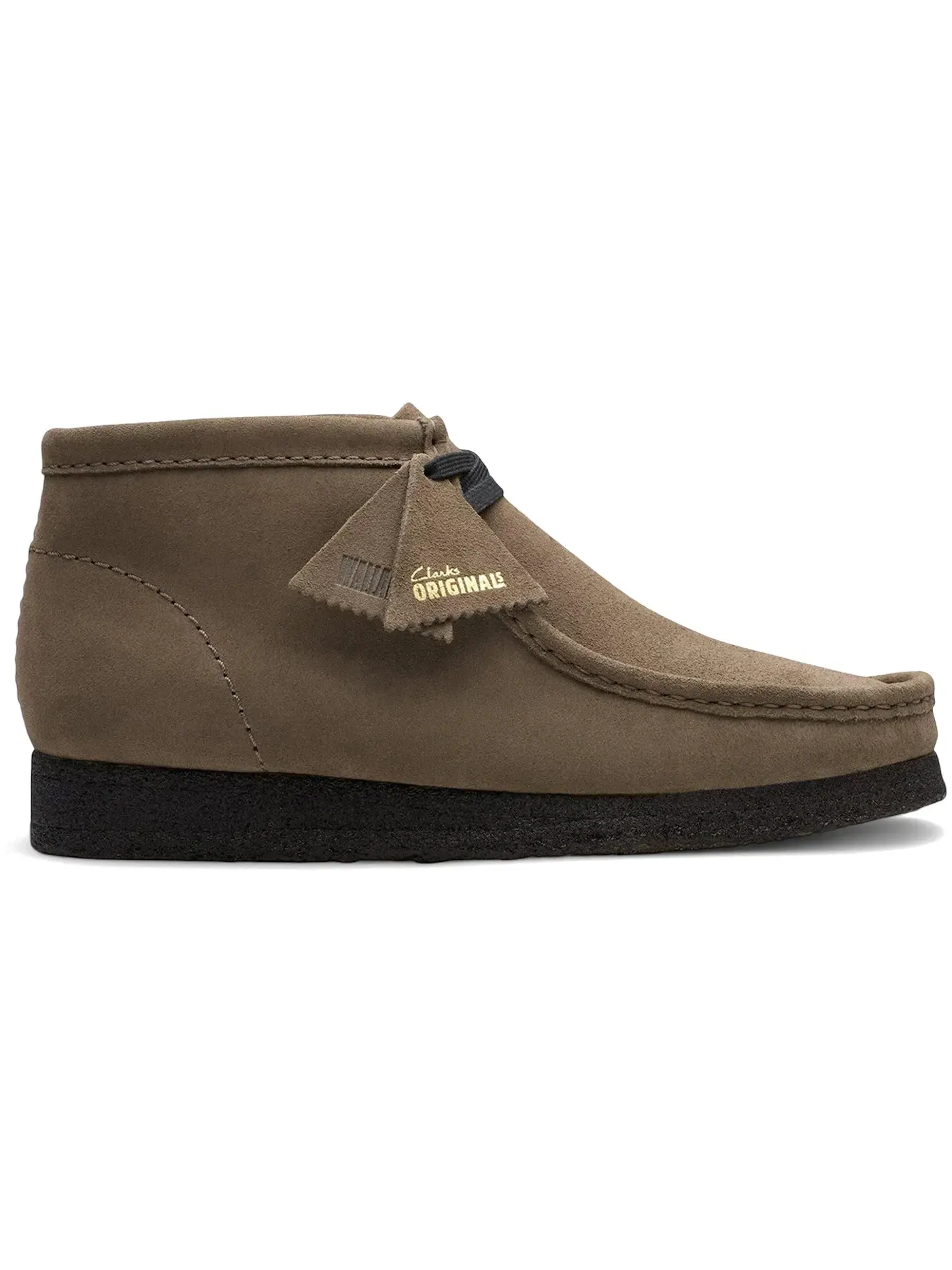 Мужские ботинки с замшевым верхом Clarks Originals Wallabee Boot — изображение 1 из 1, серый