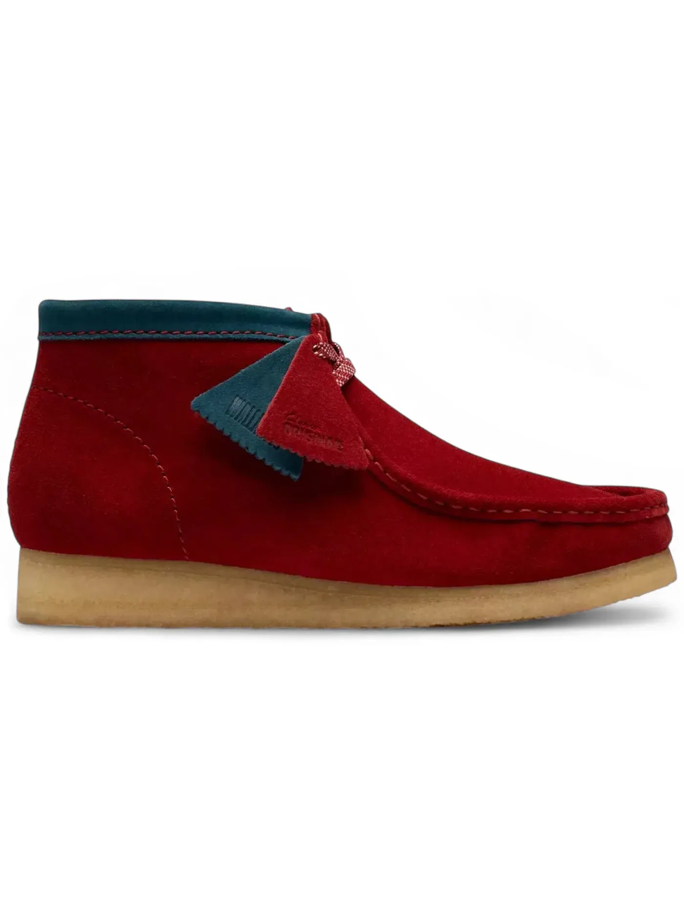 Мужские оксфорды Clarks Originals Wallabee Boot — изображение 1 из 1, темный красный