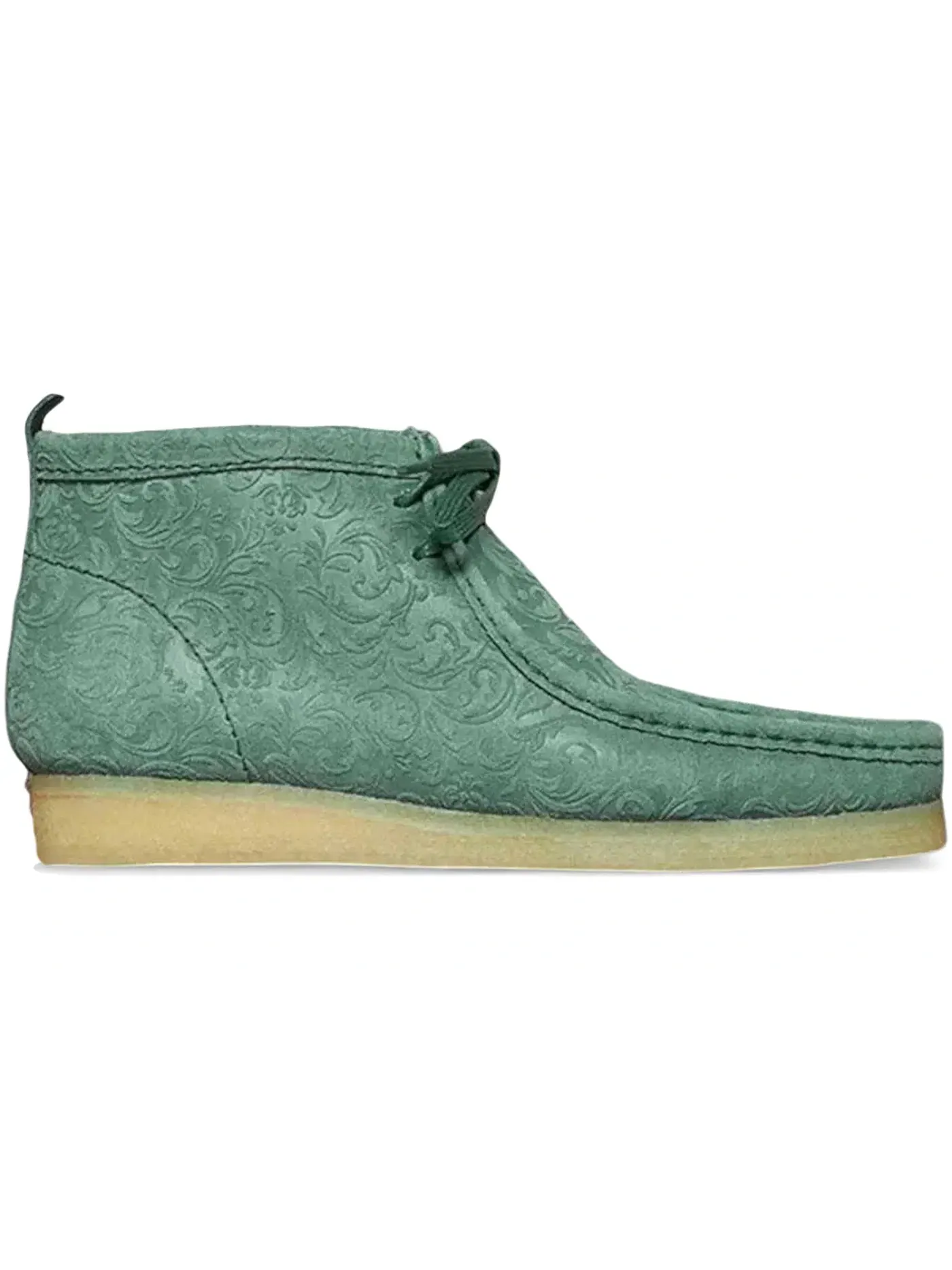 Мужские ботинки с принтом Clarks Originals Wallabee Boot — изображение 1 из 1, зеленый