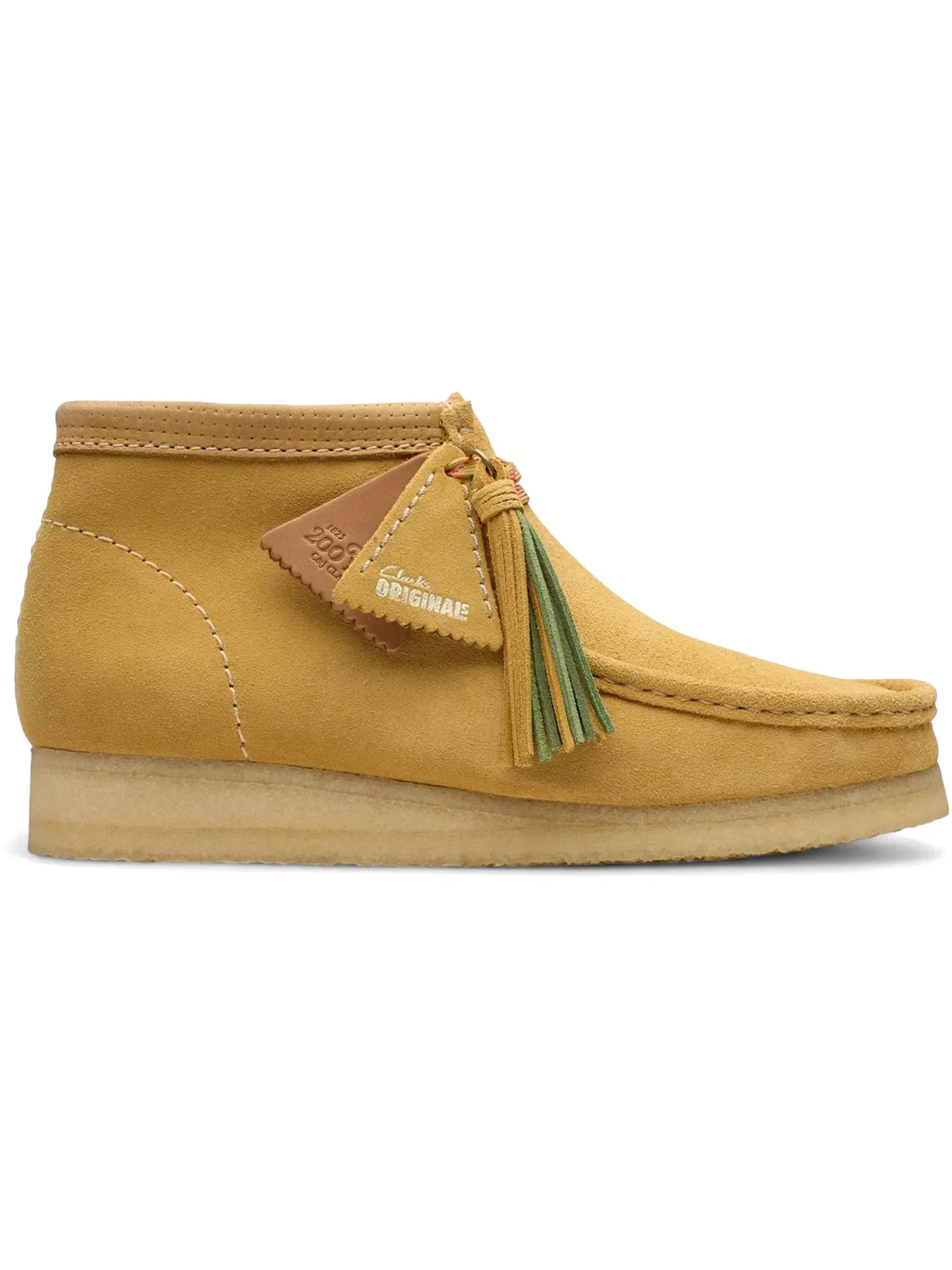 Мужские ботинки замшевые Clarks Originals Wallabee Boot — изображение 1 из 1, золотистый бежевый