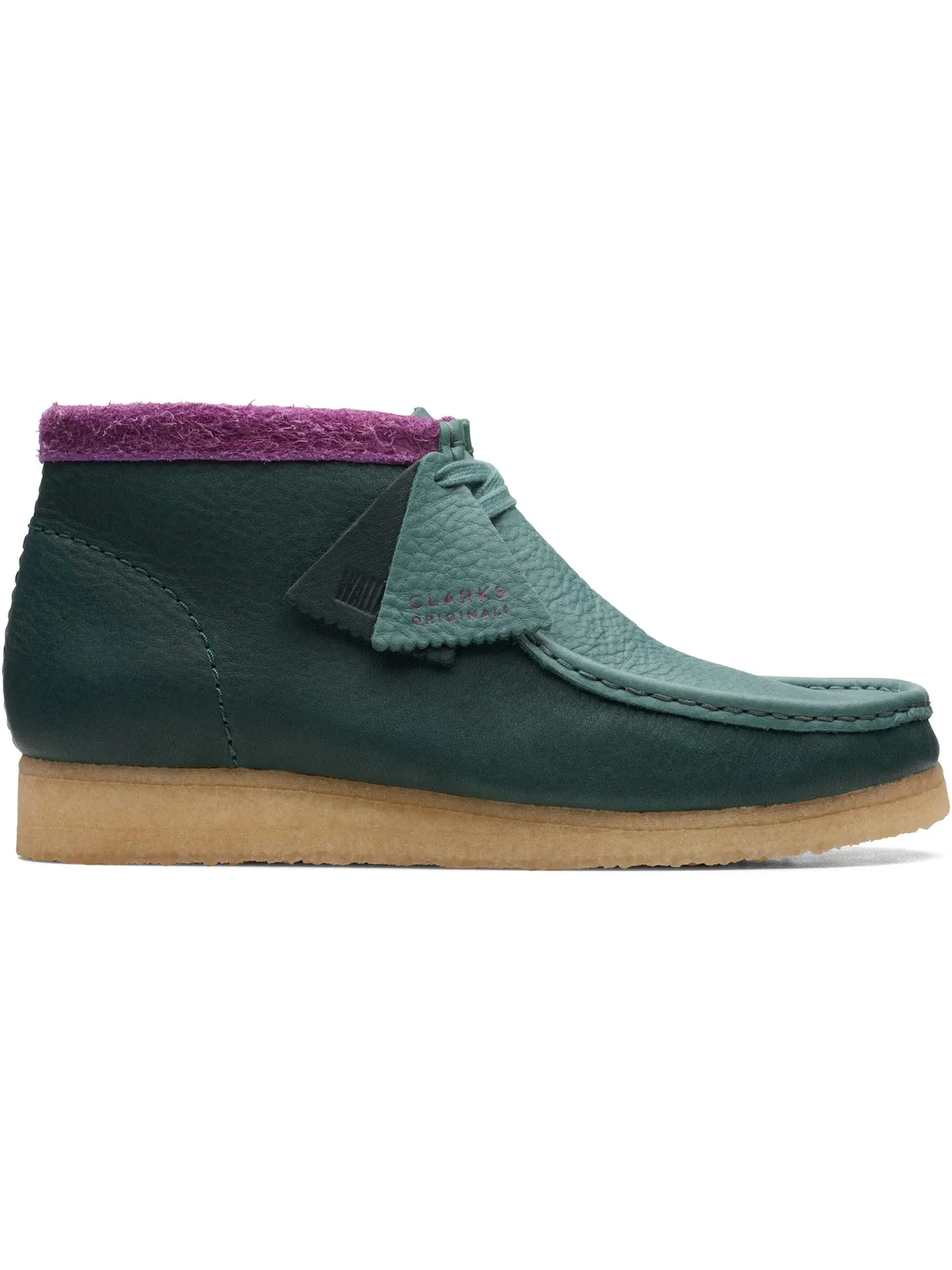 Мужские ботинки замшевые Clarks Originals Wallabee Boot — изображение 1 из 1, зеленый