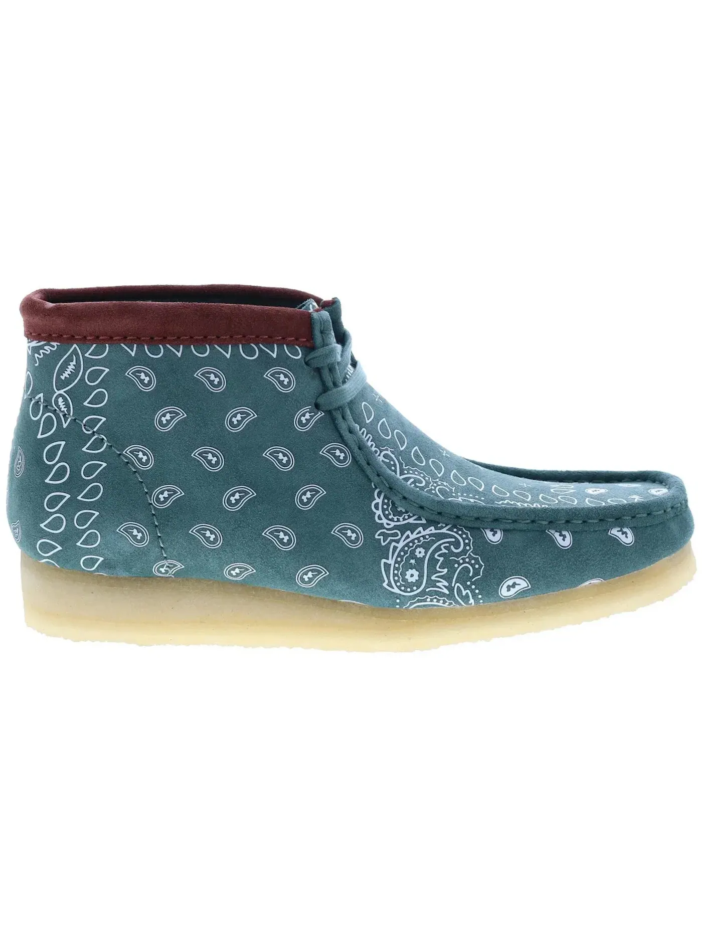 Мужские ботинки с принтом Clarks Originals Wallabee Boot — изображение 1 из 1, зеленый