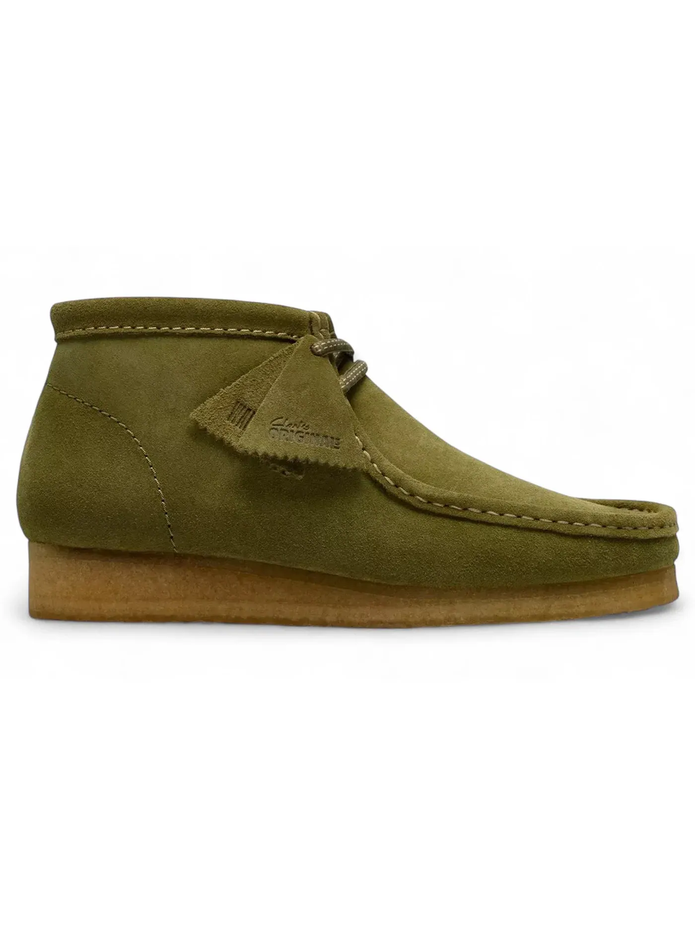 Мужские оксфорды с замшевым верхом Clarks Originals Wallabee Boot — изображение 1 из 1, зеленый