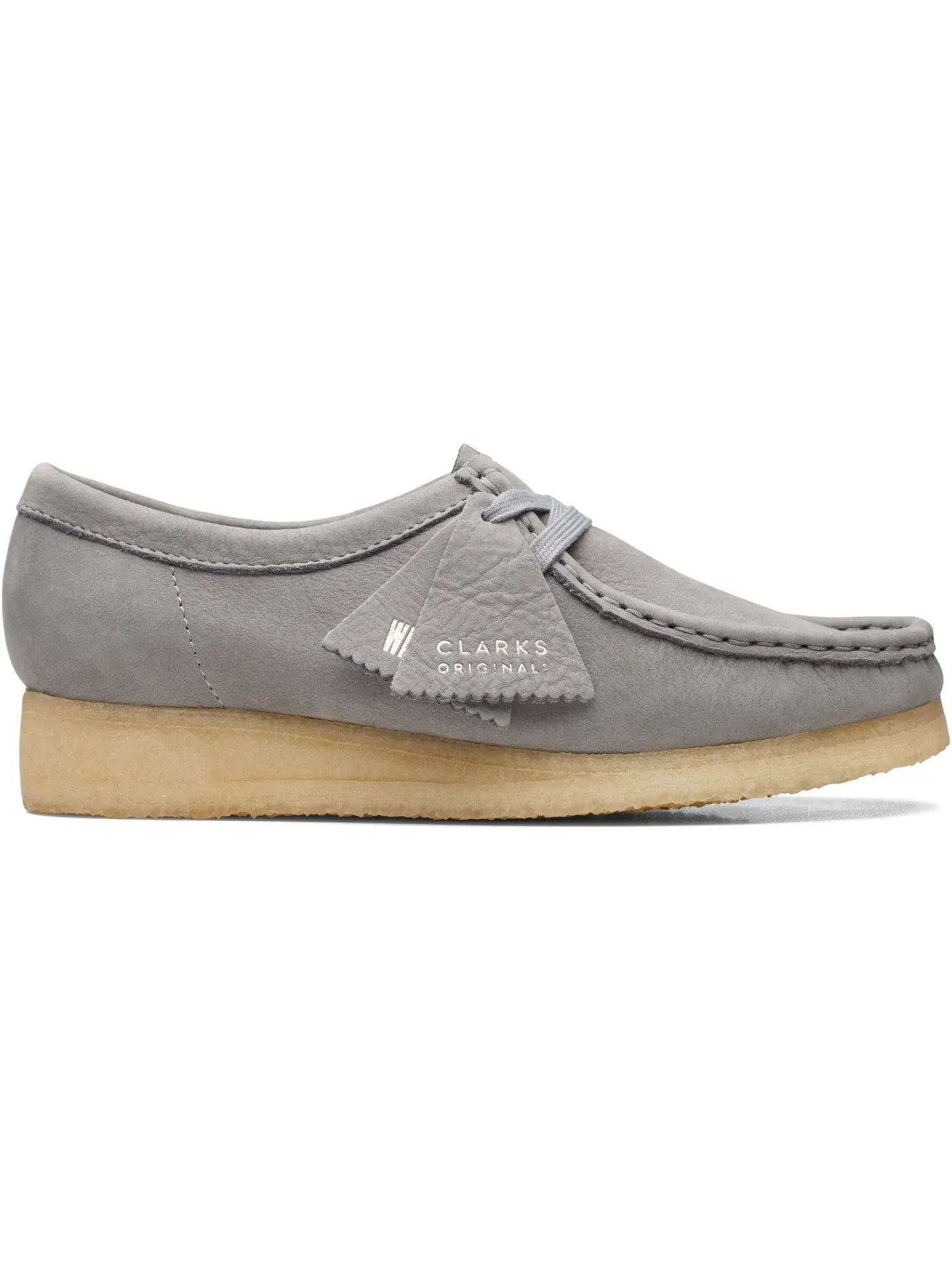Женские ботинки замшевые Wallabee Boot Clarks Originals — изображение 1 из 1, серый