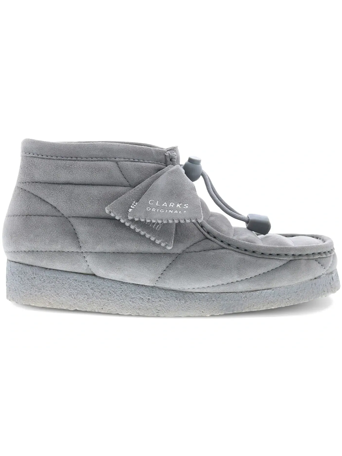 Женские ботинки с замшевым верхом Clarks Originals Wallabee Boot — изображение 1 из 1, серый