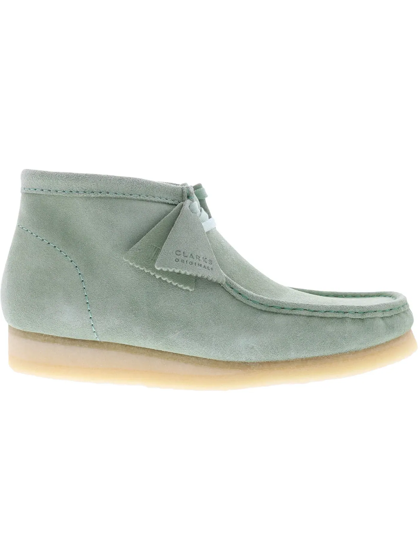 Мужские ботинки замшевые Clarks Originals Wallabee Boot — изображение 1 из 1, светлый зеленый