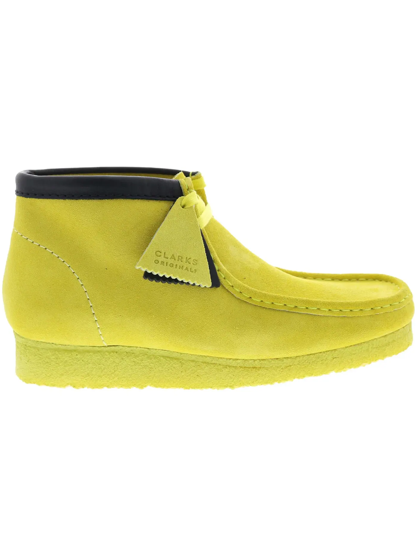 Мужские ботинки из замши Wallabee Boot Clarks Originals — изображение 1 из 1, лаймовый