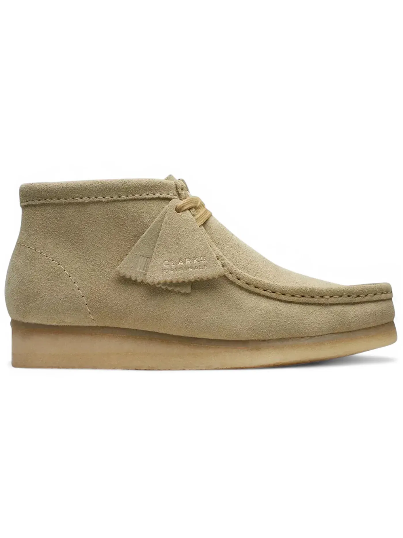 Женские ботинки замшевые Clarks Originals Wallabee Boot — изображение 1 из 1, кленовый
